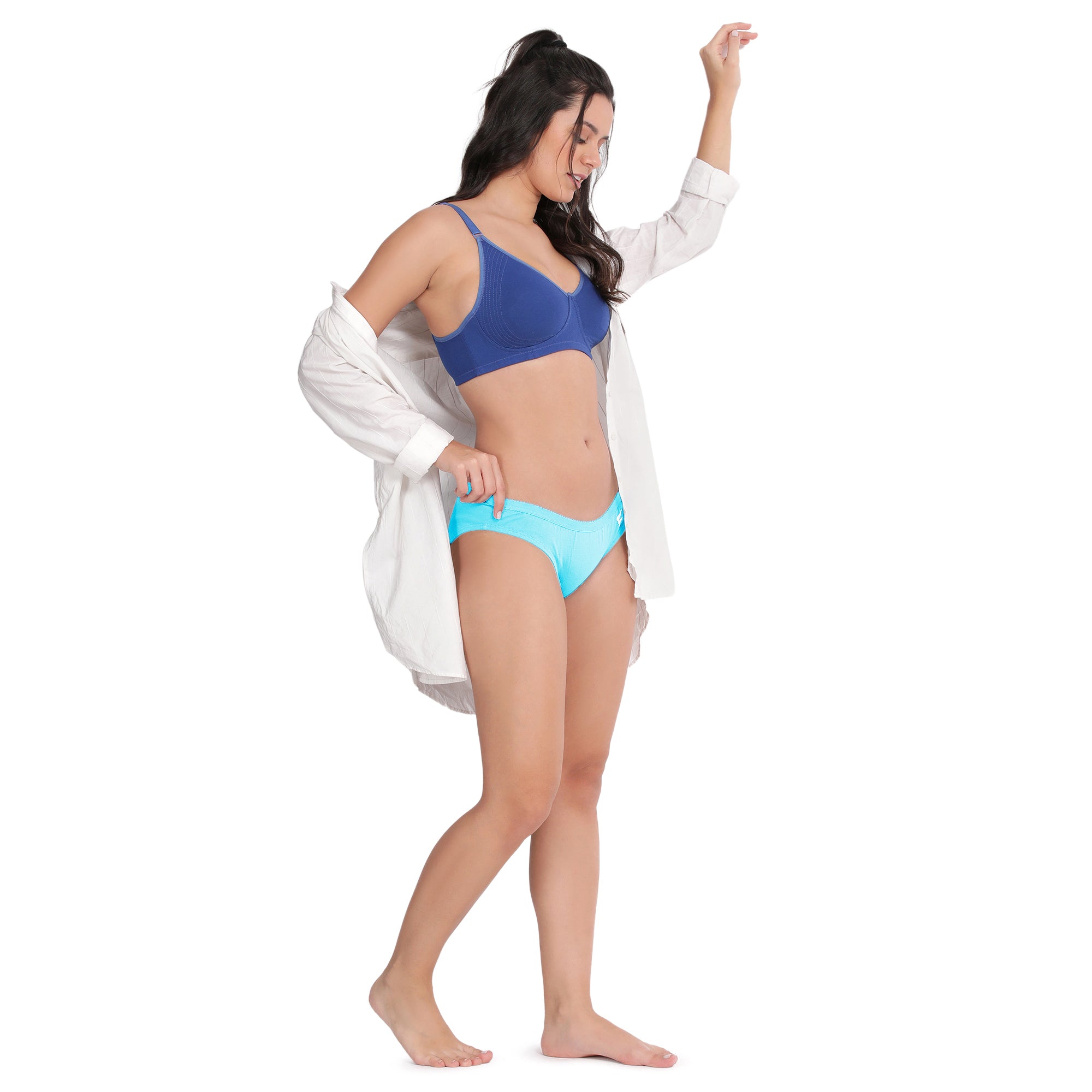 Low Rise Half Coverage Bikini Pack Of 3