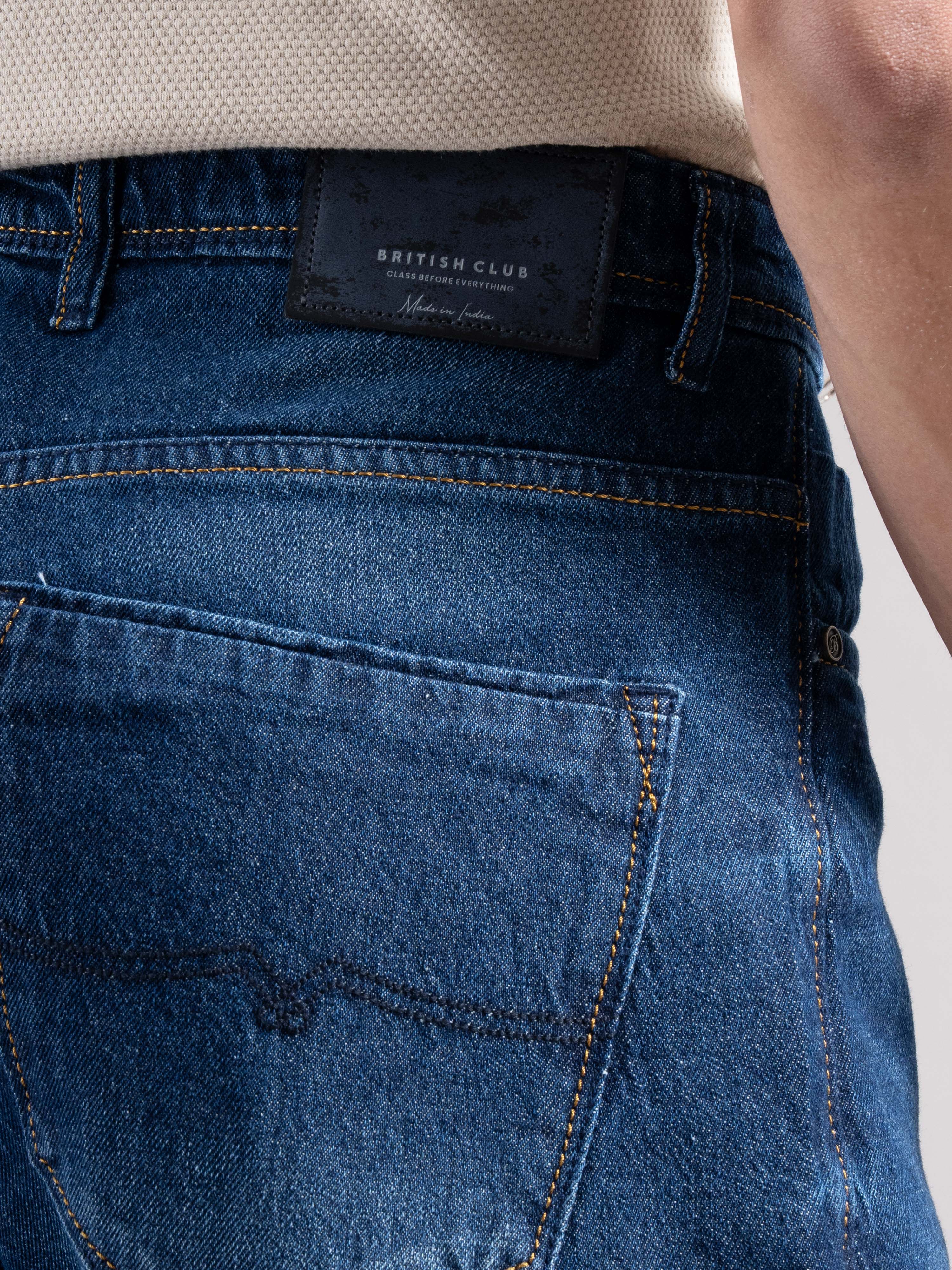 Men Blue Regular Fit Jeans