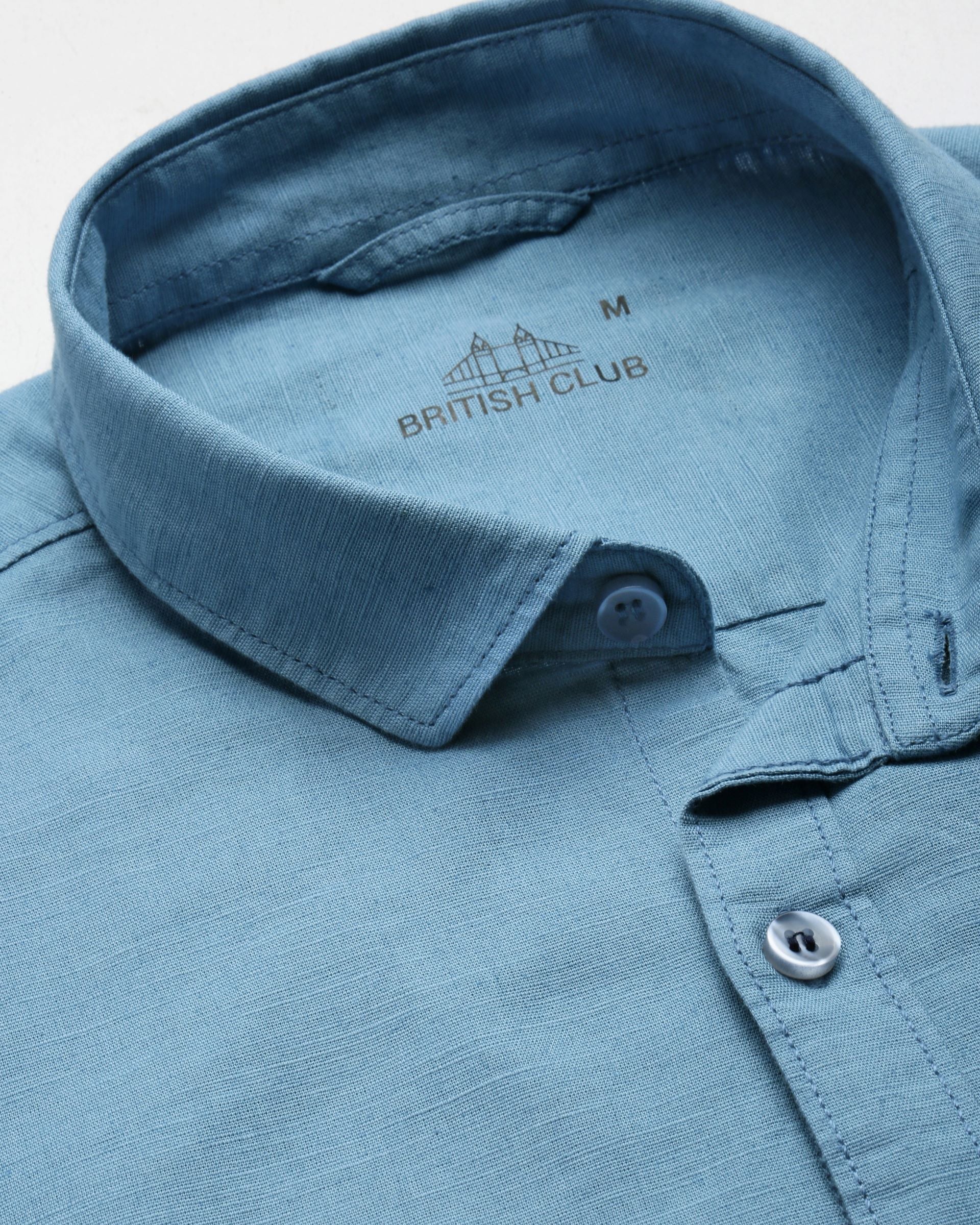 Men Blue Slim Fit Shirt