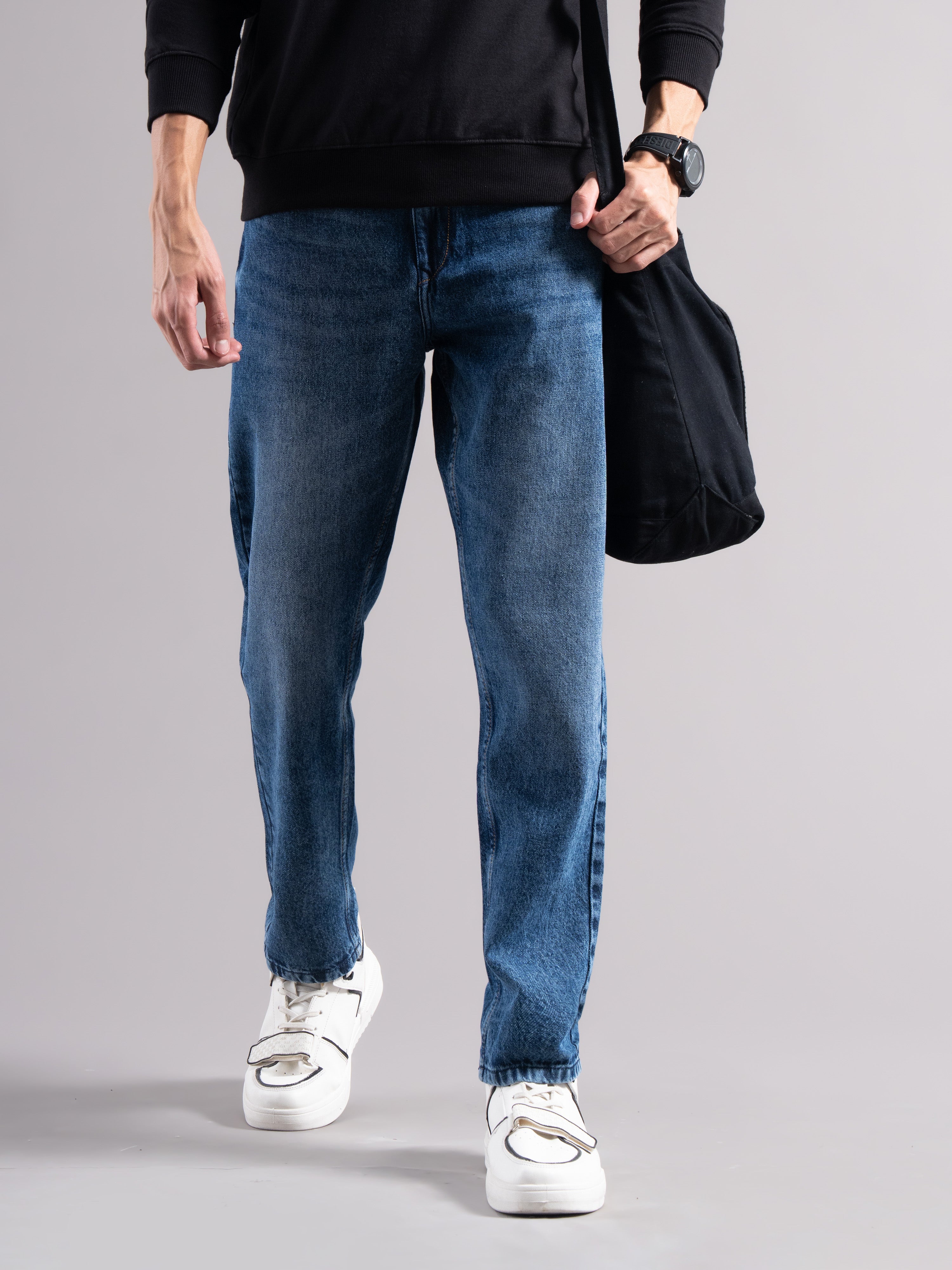 Men Blue Regular Fit Jeans