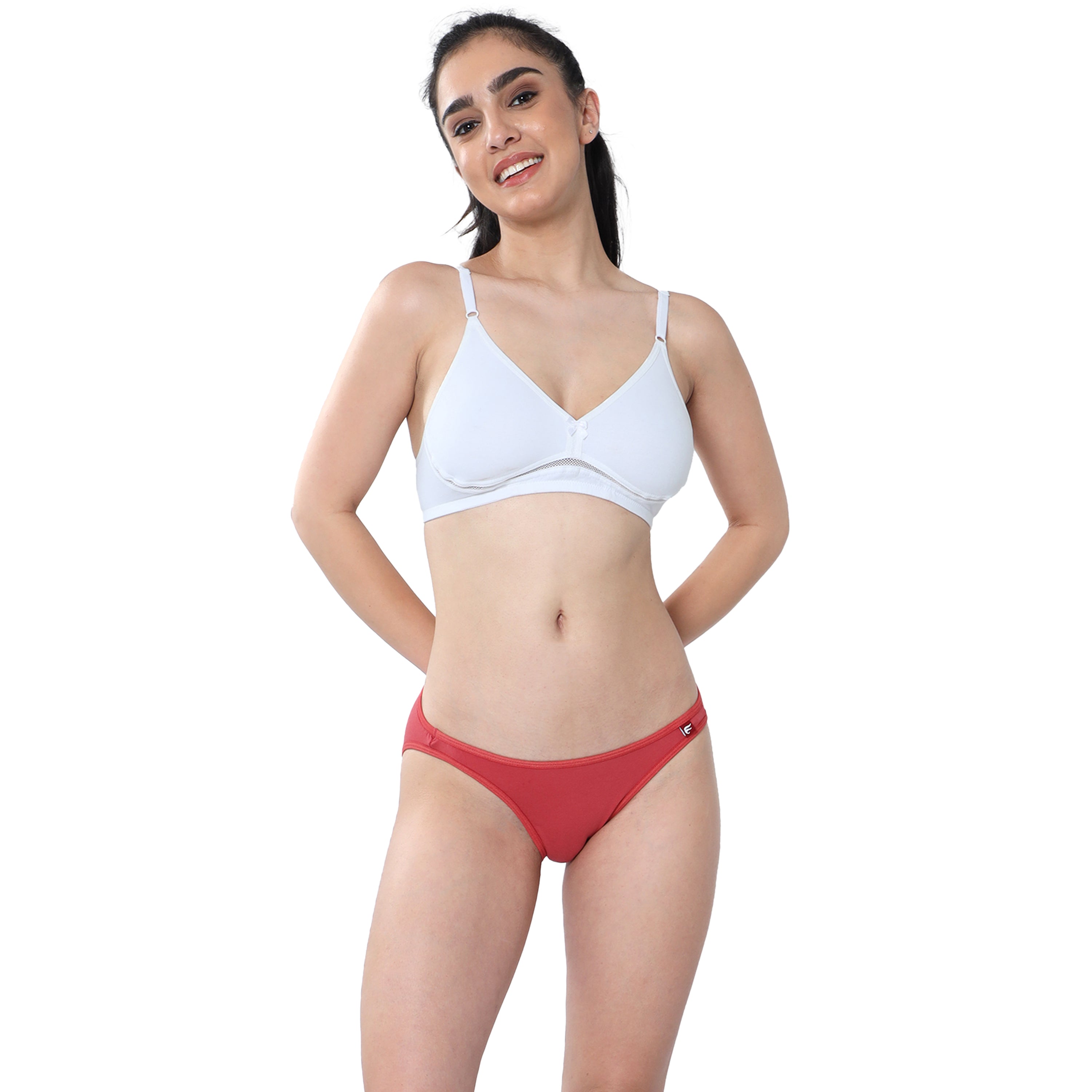 Low Rise Half Coverage Bikini Pack Of 2