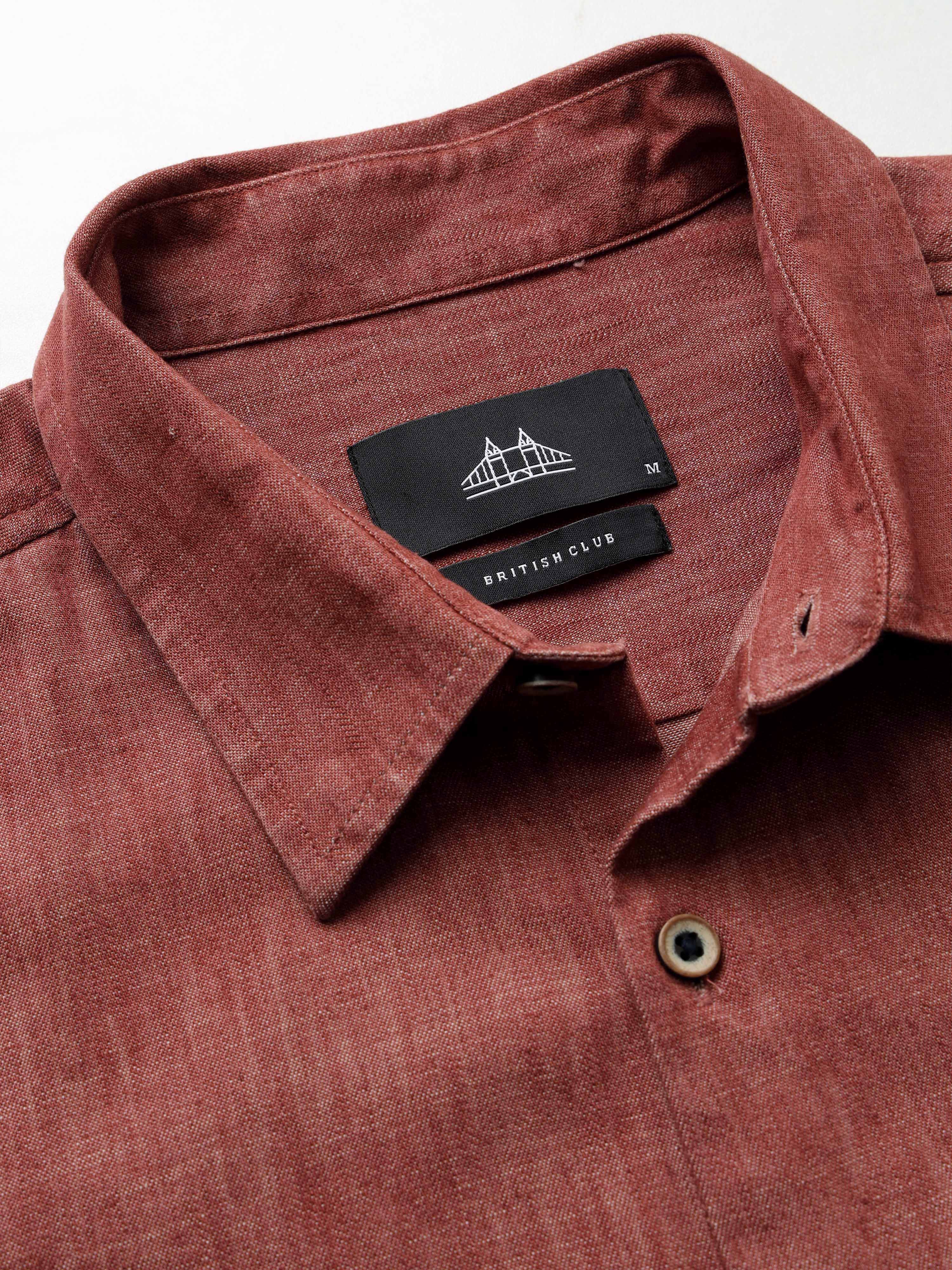 Men Brown Rupo Rainy Shirt