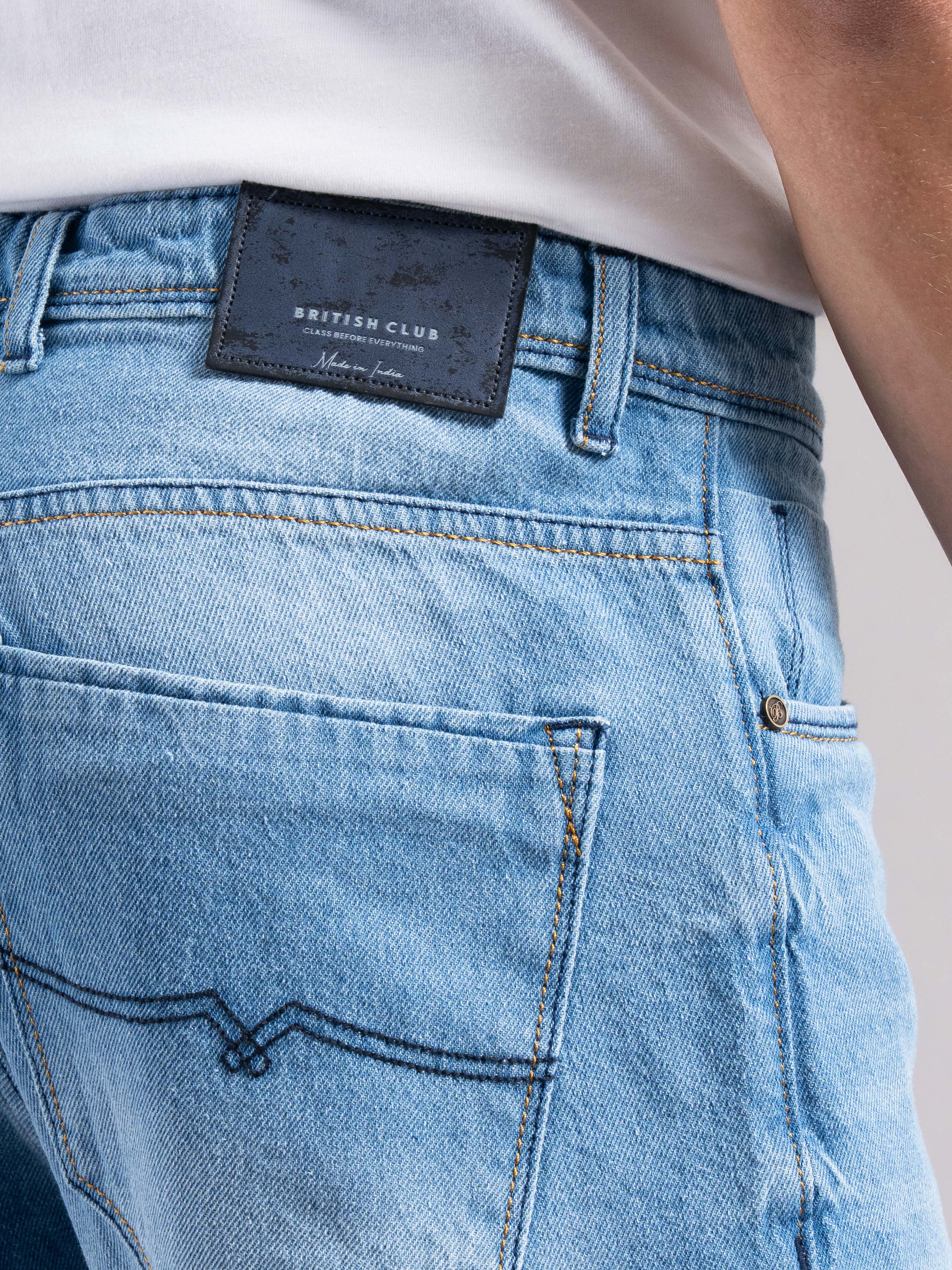 Men Blue Regular Fit Jeans