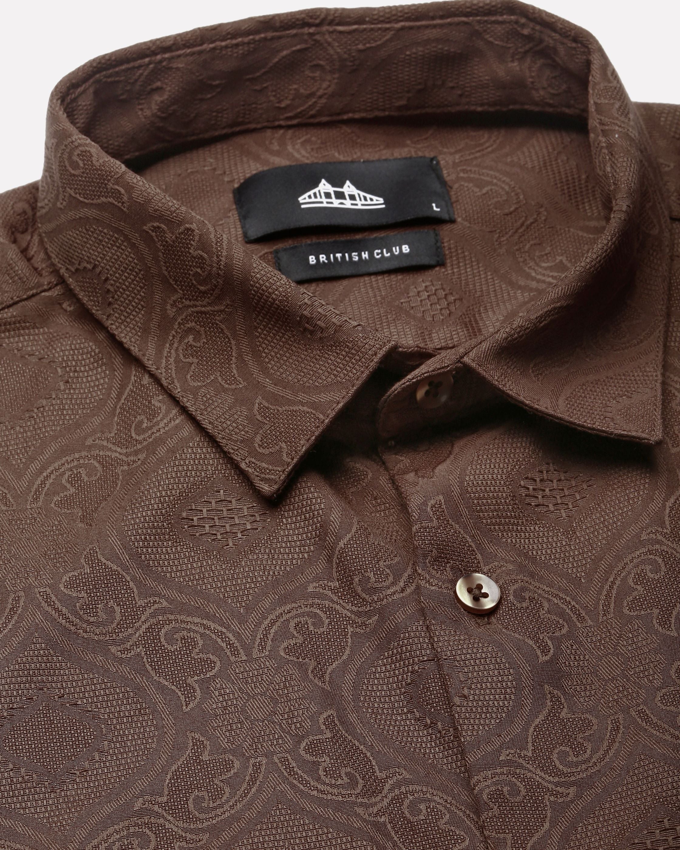Men Brown Casual Shirt