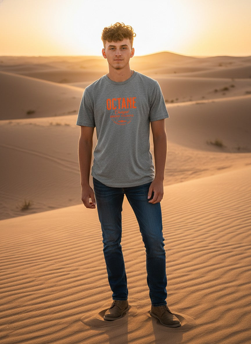Men Oversized Cotton Printed T-Shirt
