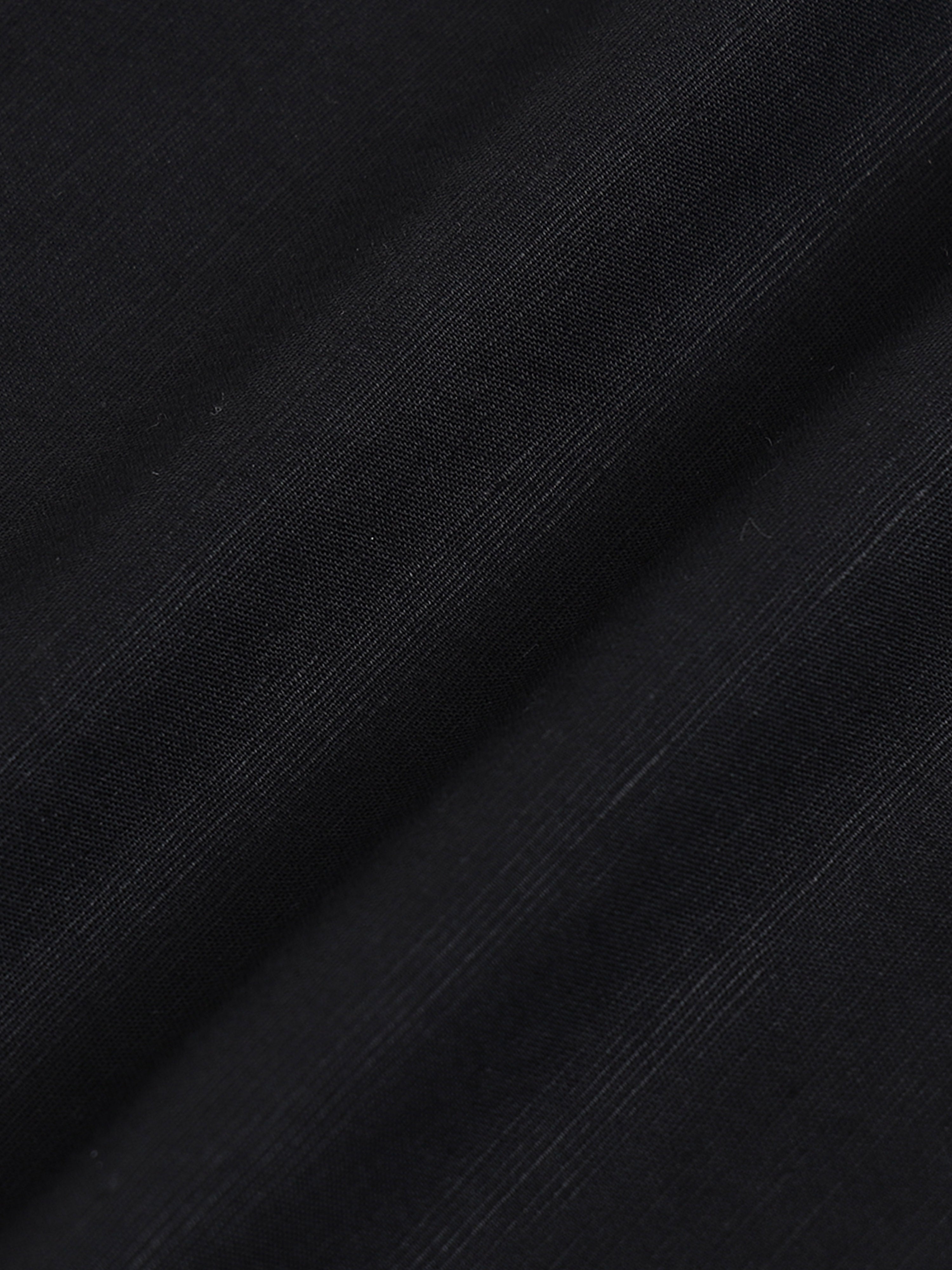 Men Black Slim Fit Shirt