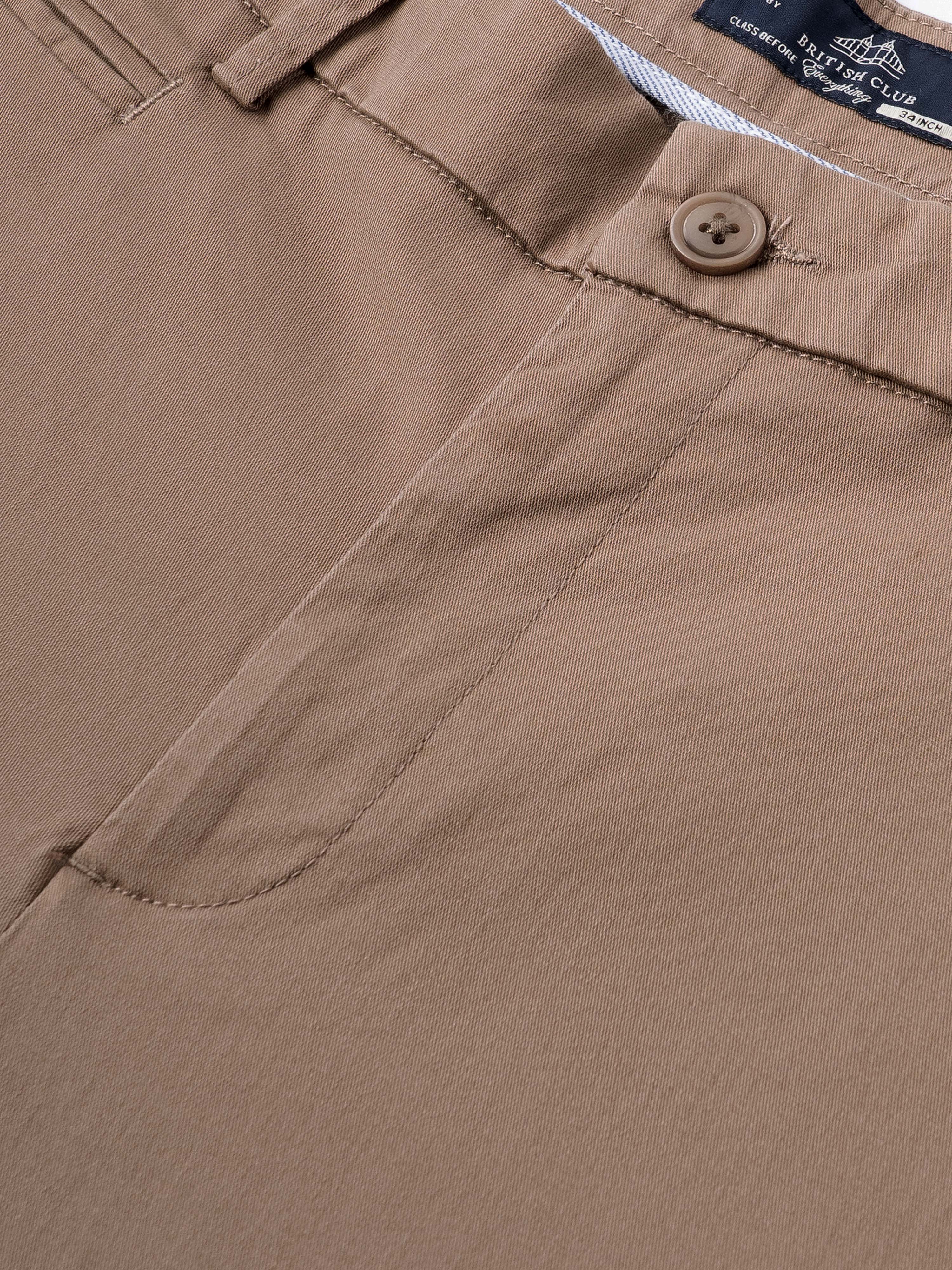 Men Brown Smart Slim Fit Chinos