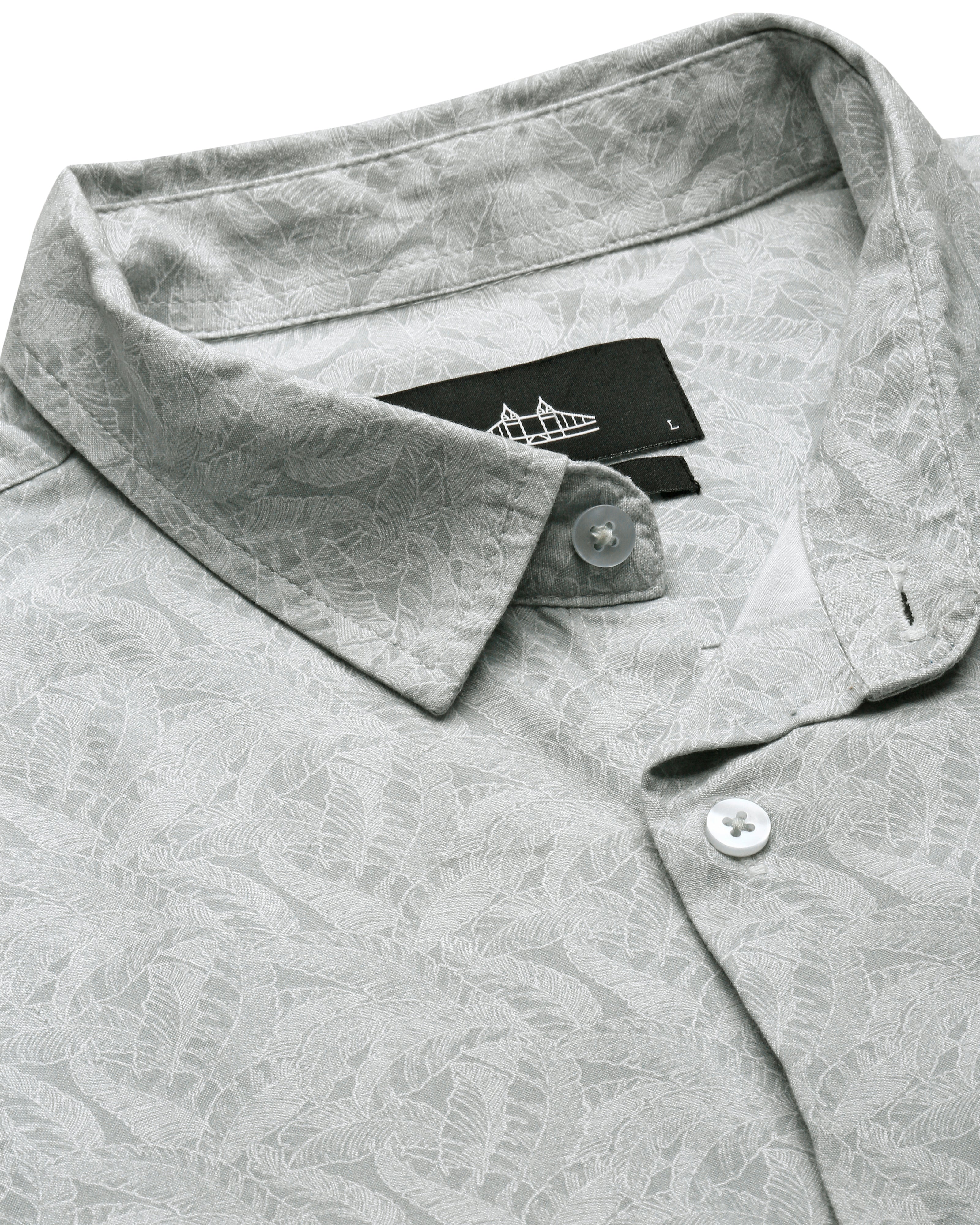 Men Grey Printed Shirt