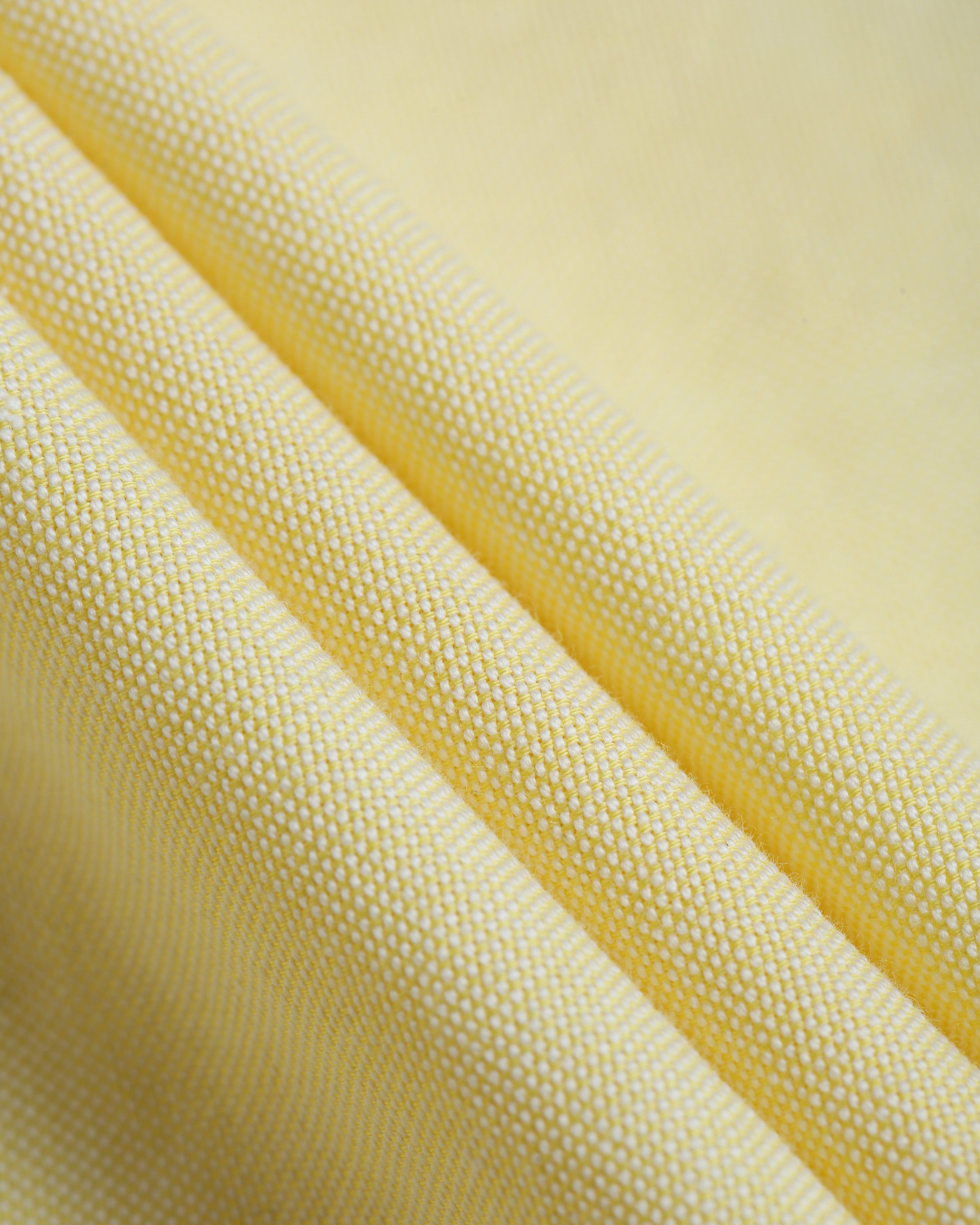 Men Yellow Oxford Shirt