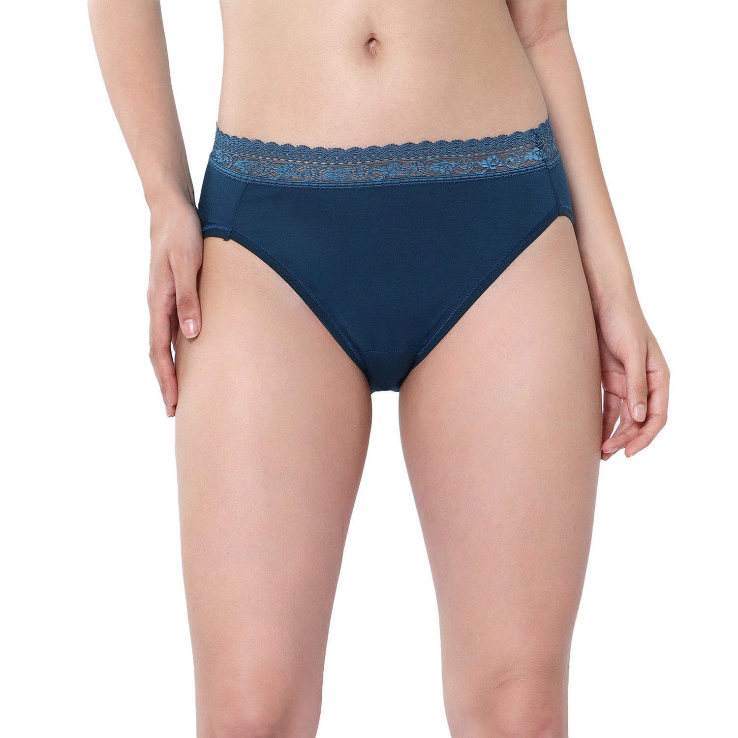 Medium Rise 3/4th Coverage Lace Hipster Pack Of 2