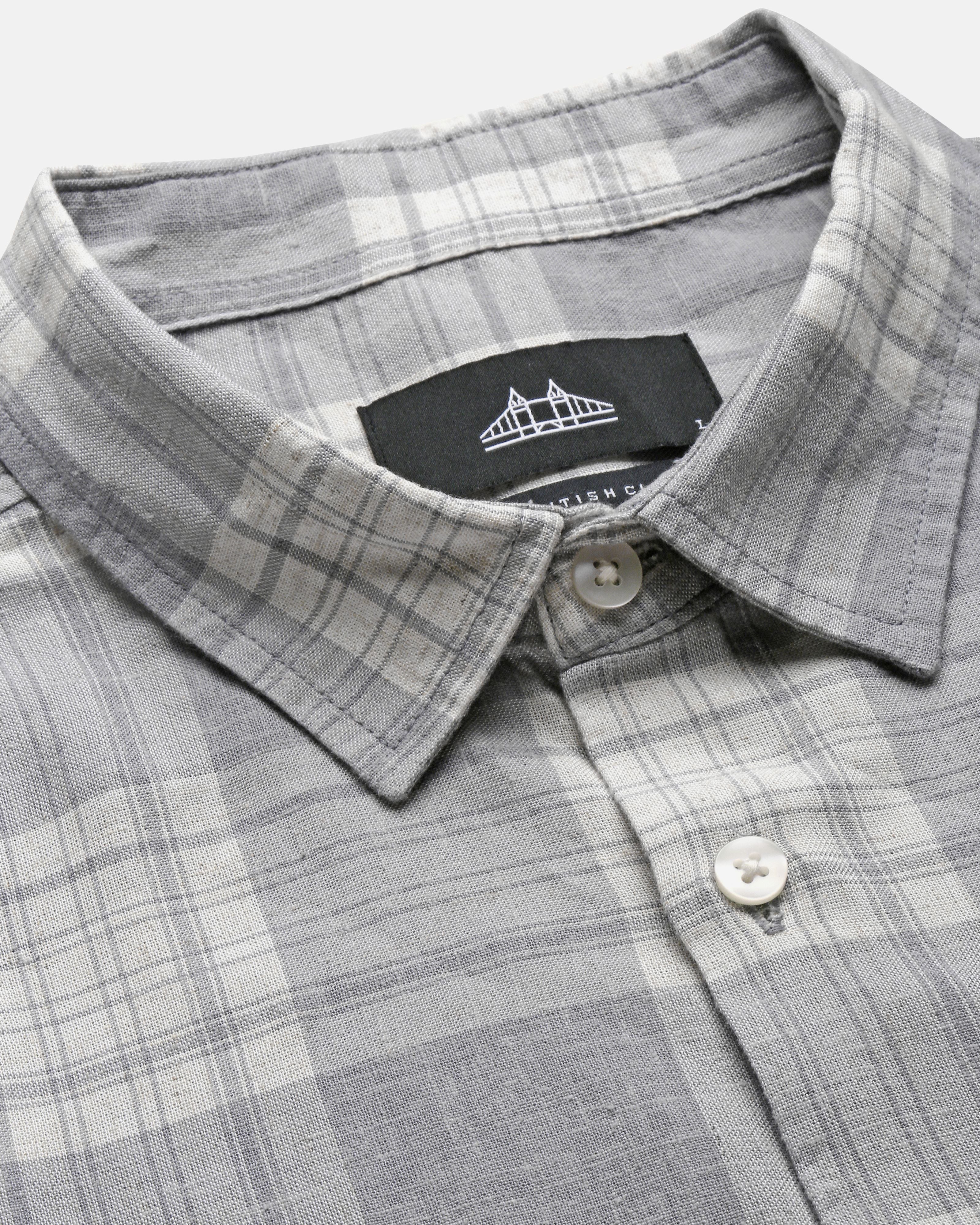 Men Grey Casual Shirt