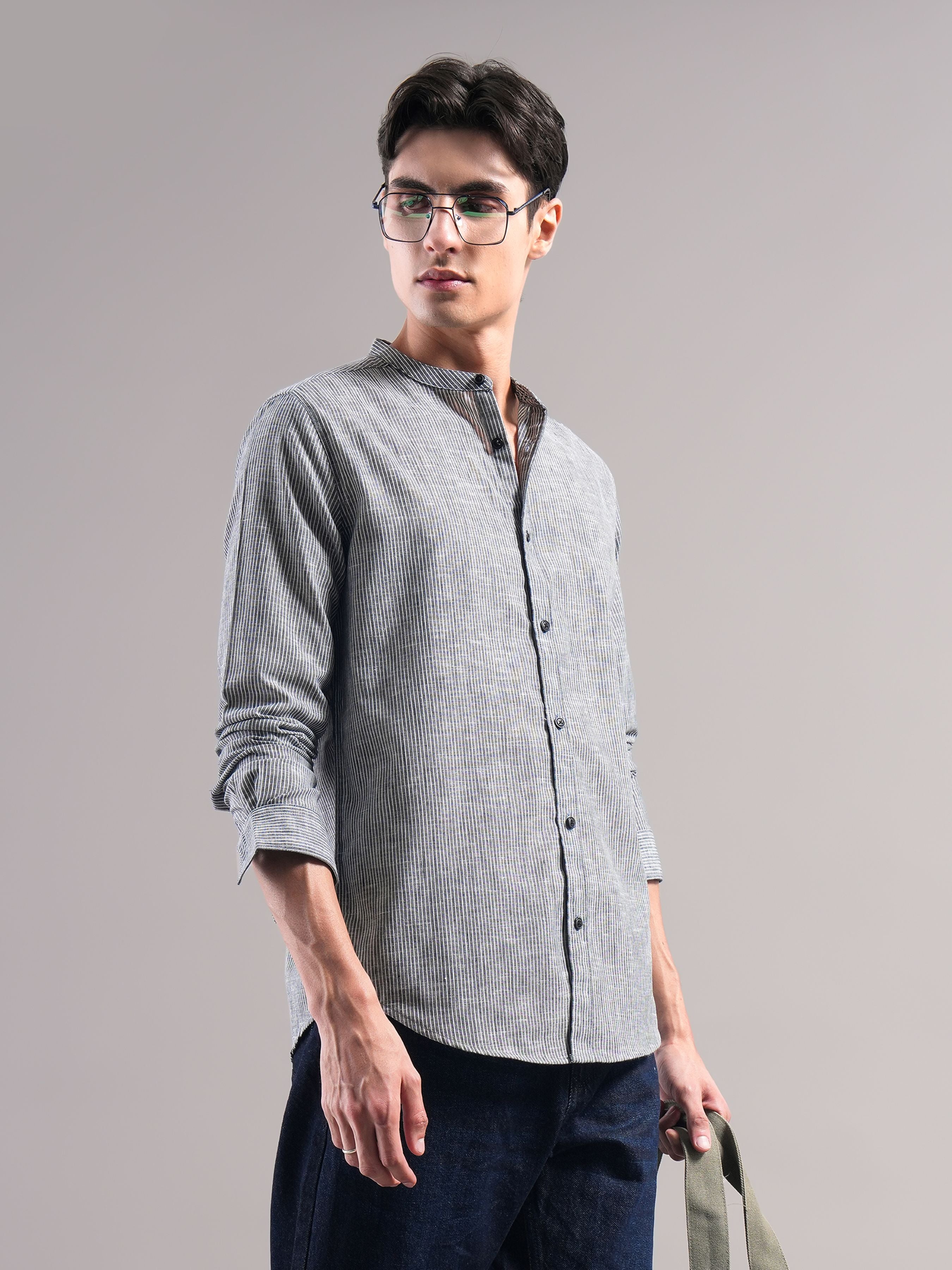 Men Black Casual Shirt