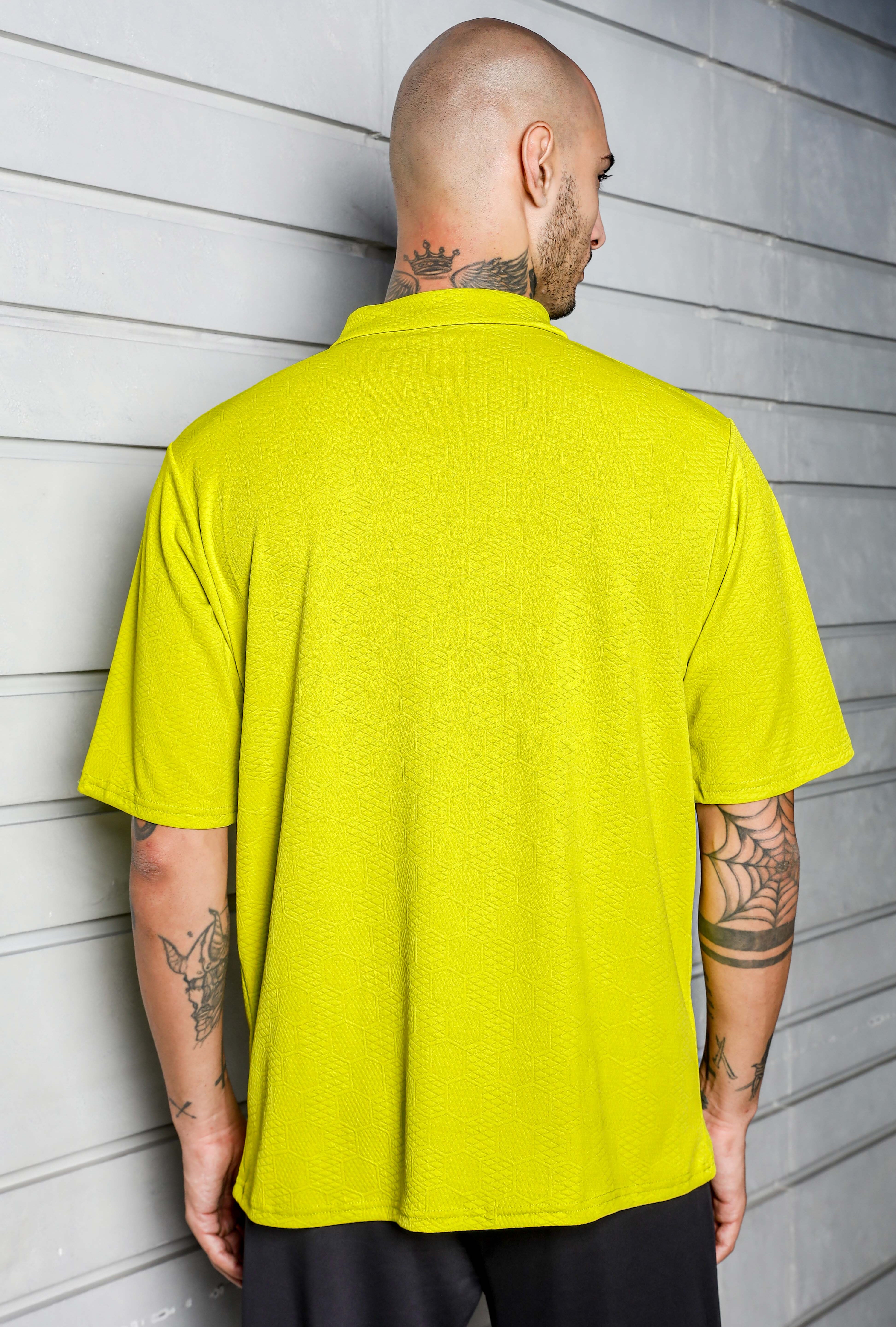 Men Green Relaxed Fit T-shirt