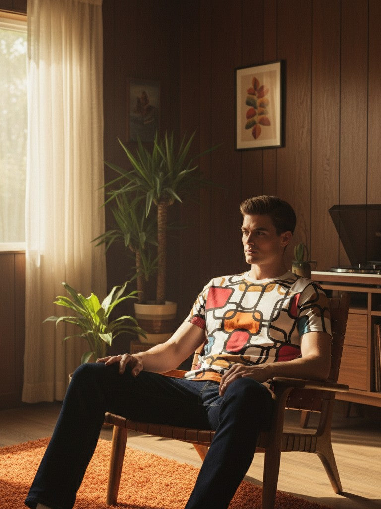 Men All-Over Cotton T-Shirt