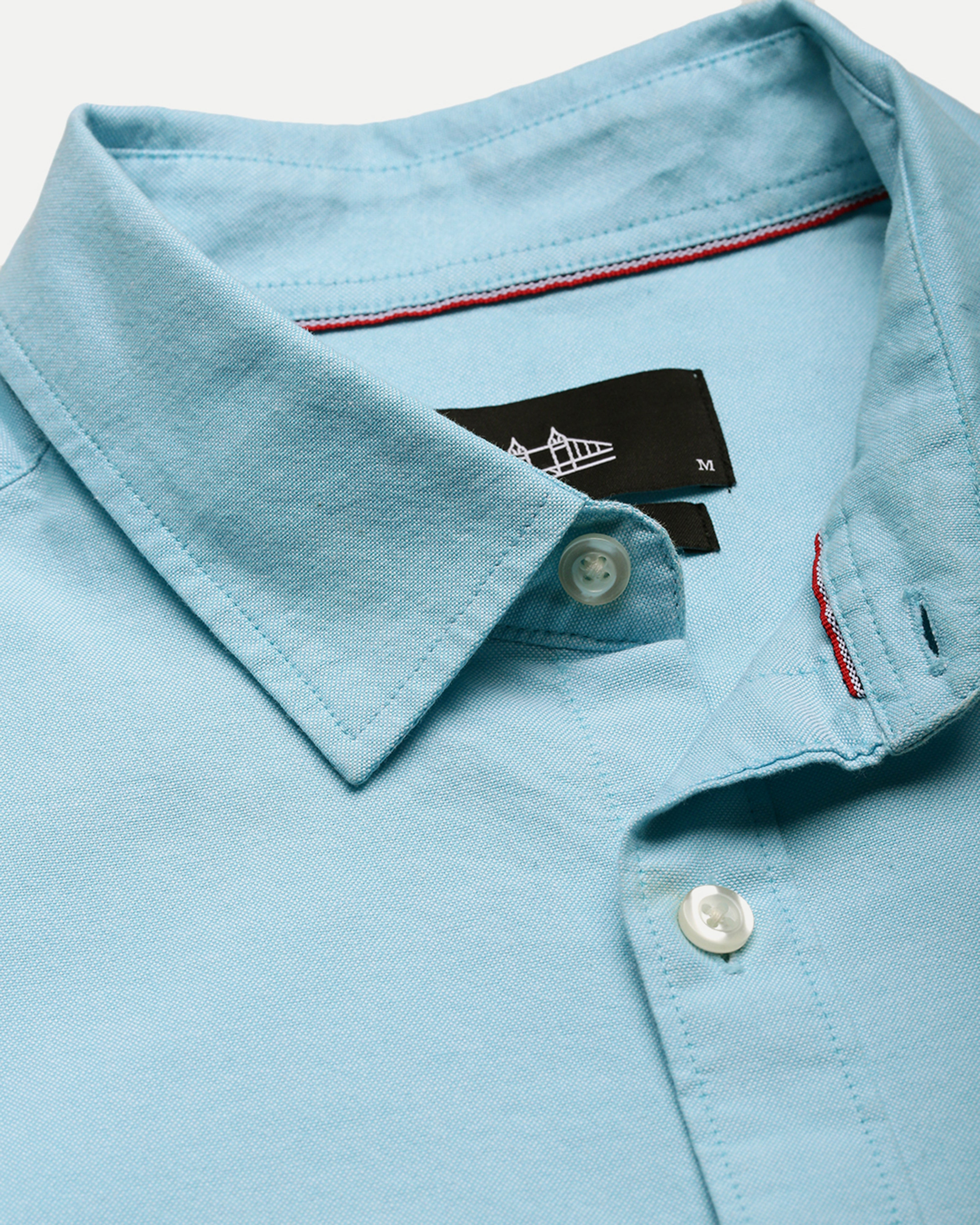 Men Blue Oxford Shirt