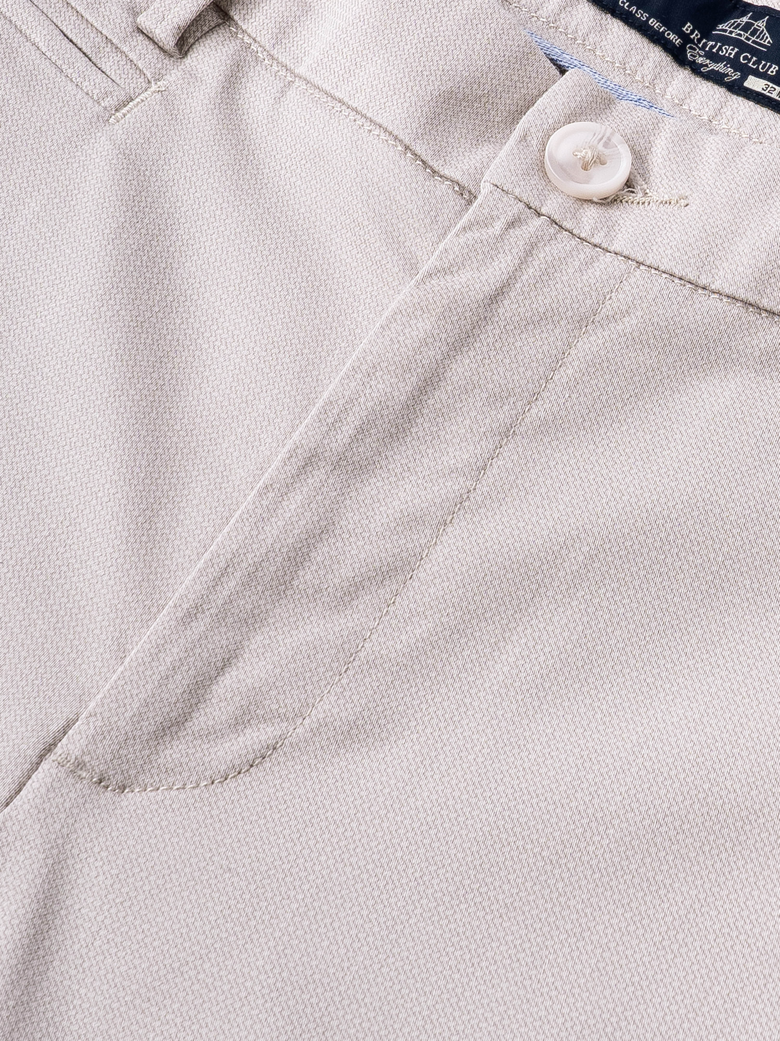 Men Beige Smart Slim Fit Chinos