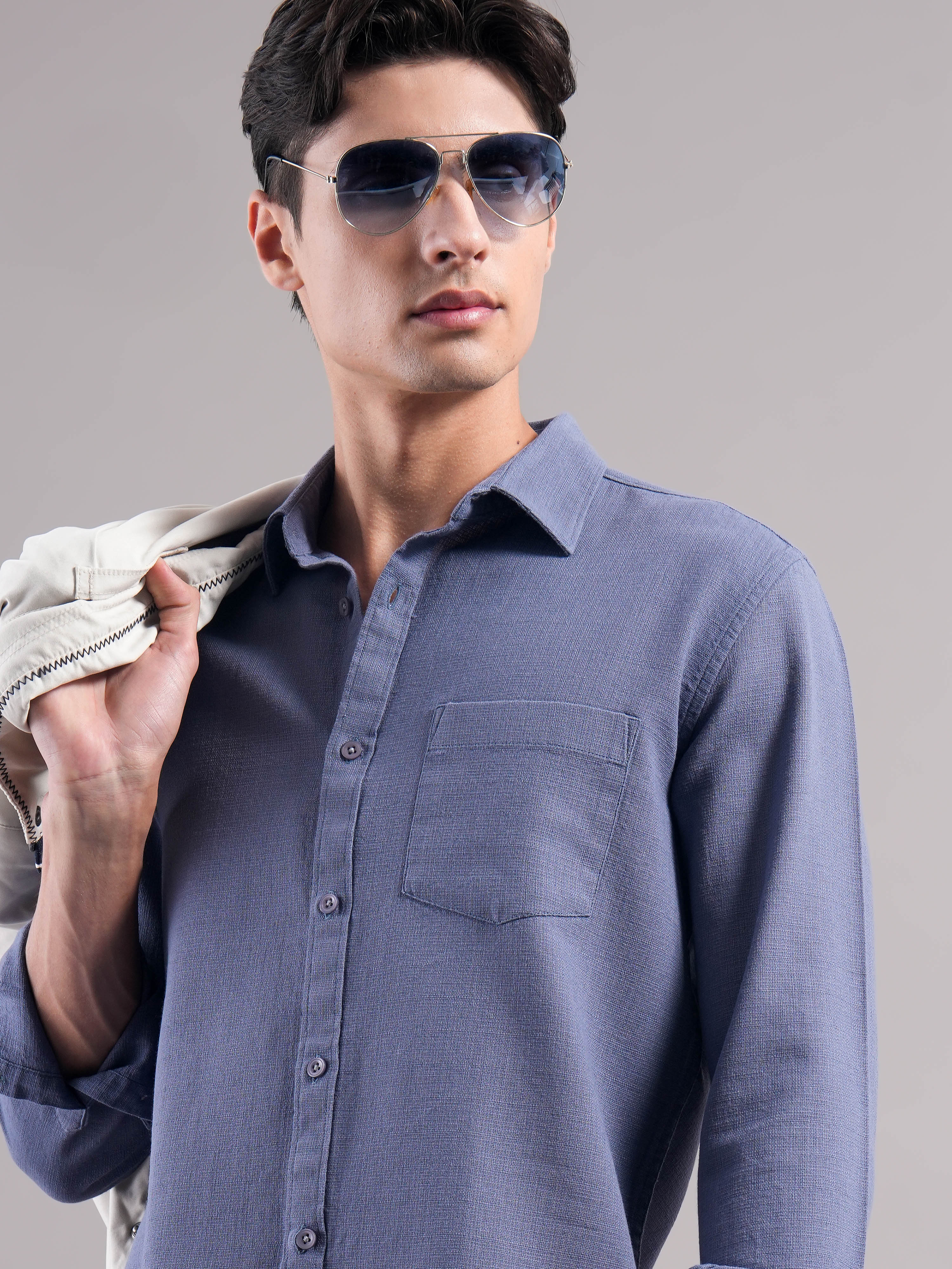 Men Organic Cotton Solid Shirts