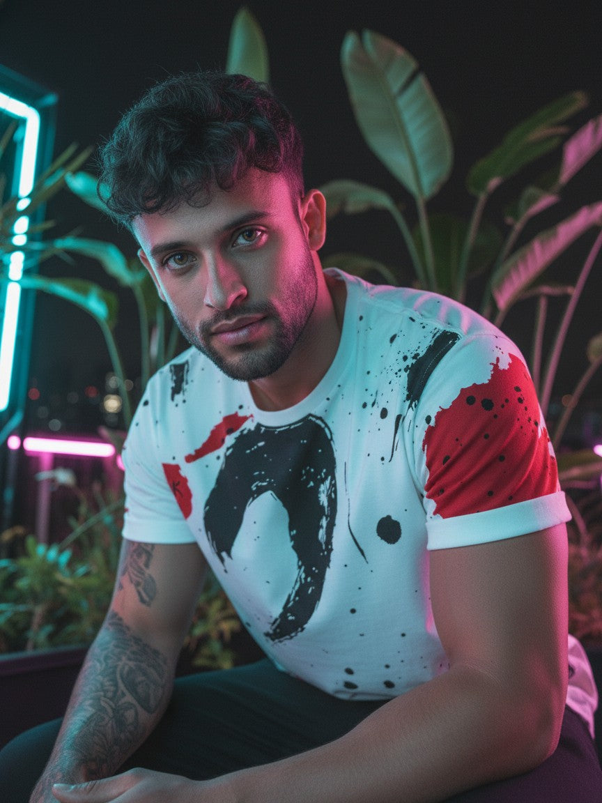 Men All-Over Cotton T-Shirt