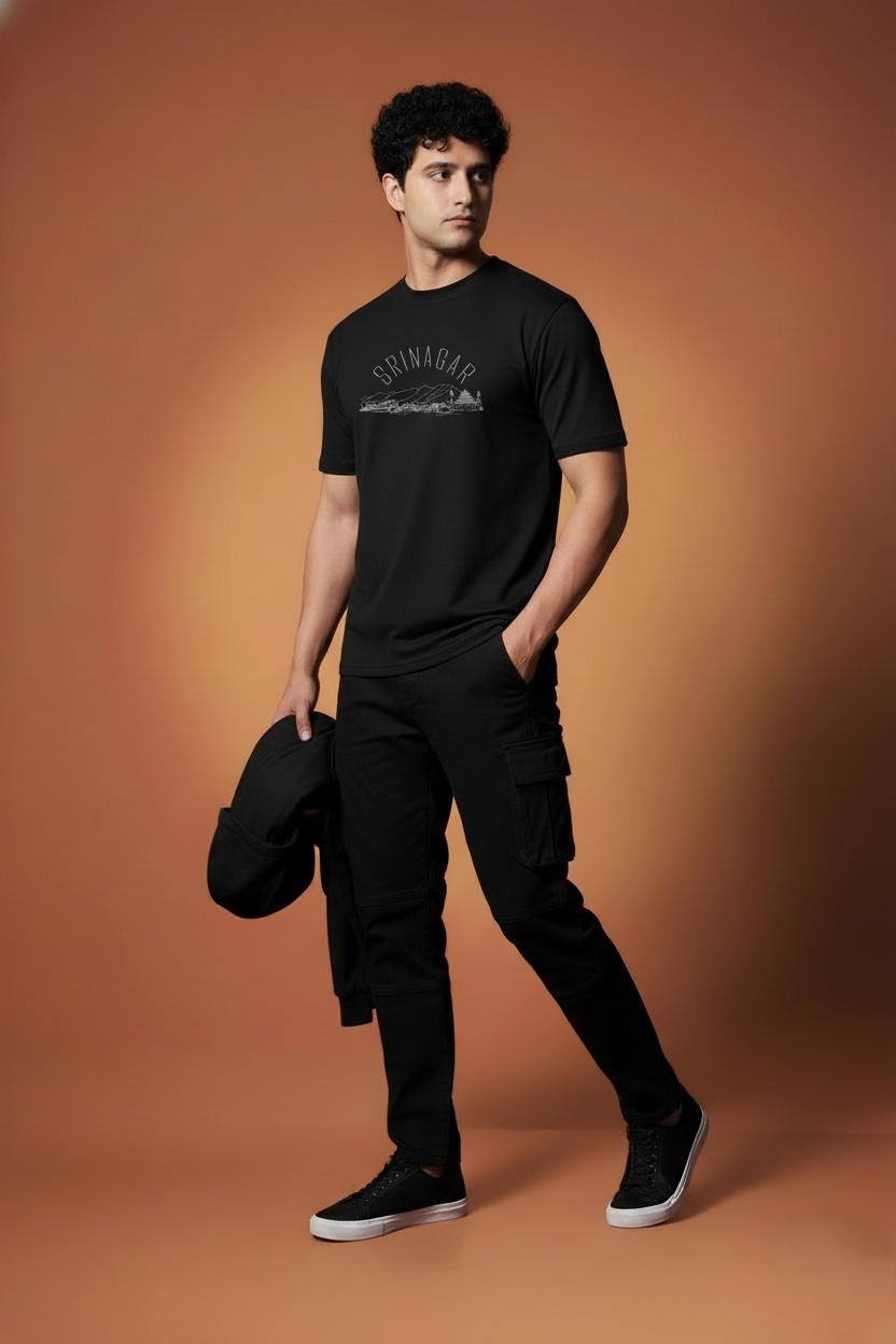 Men Printed Regular Cotton T-Shirt