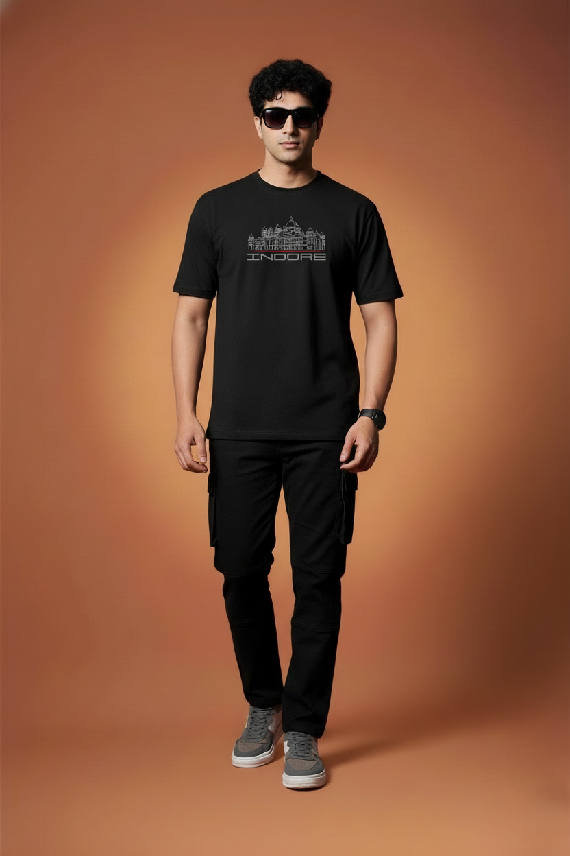 Men Printed Regular Cotton T-Shirt