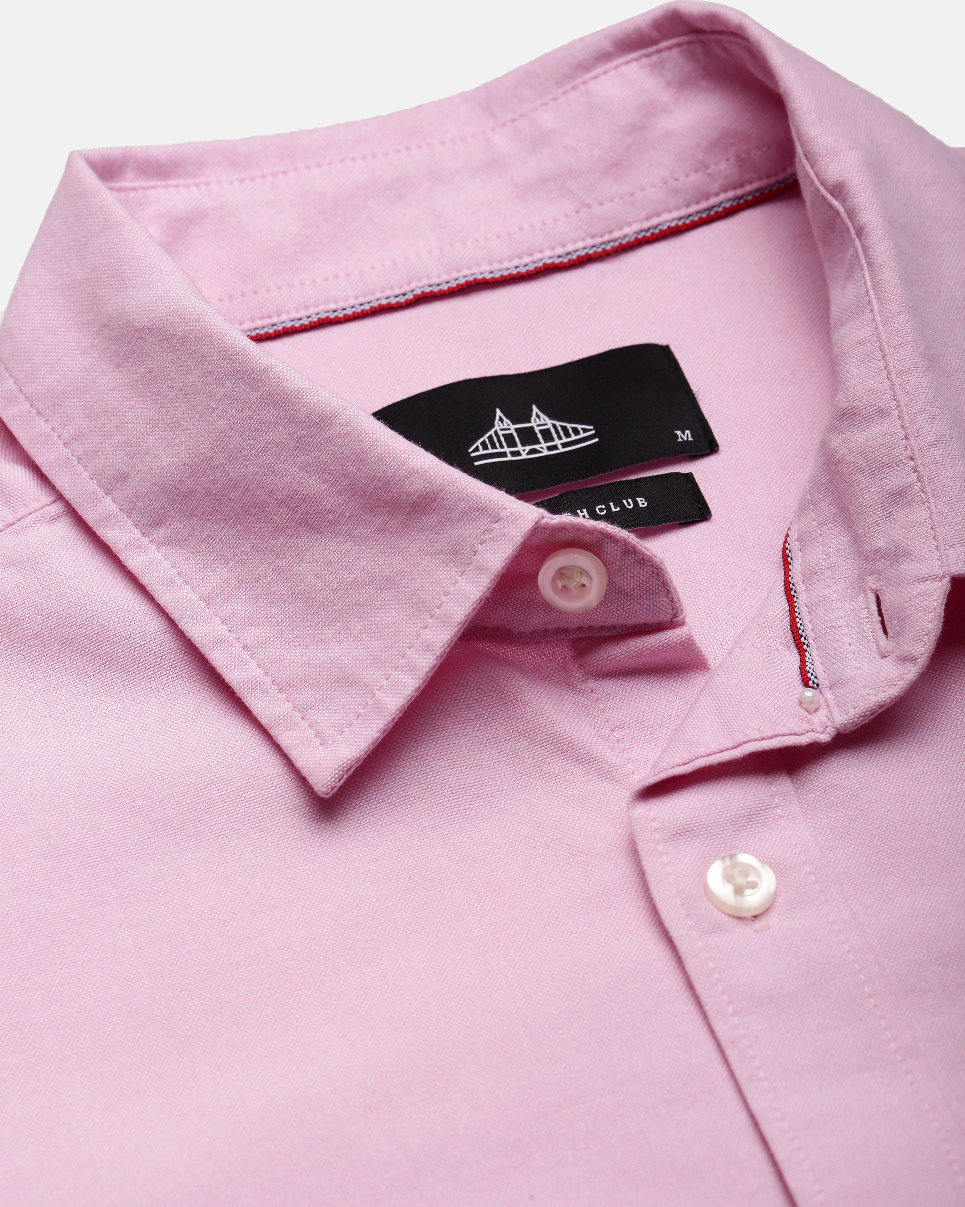 Men Pink Oxford Shirt