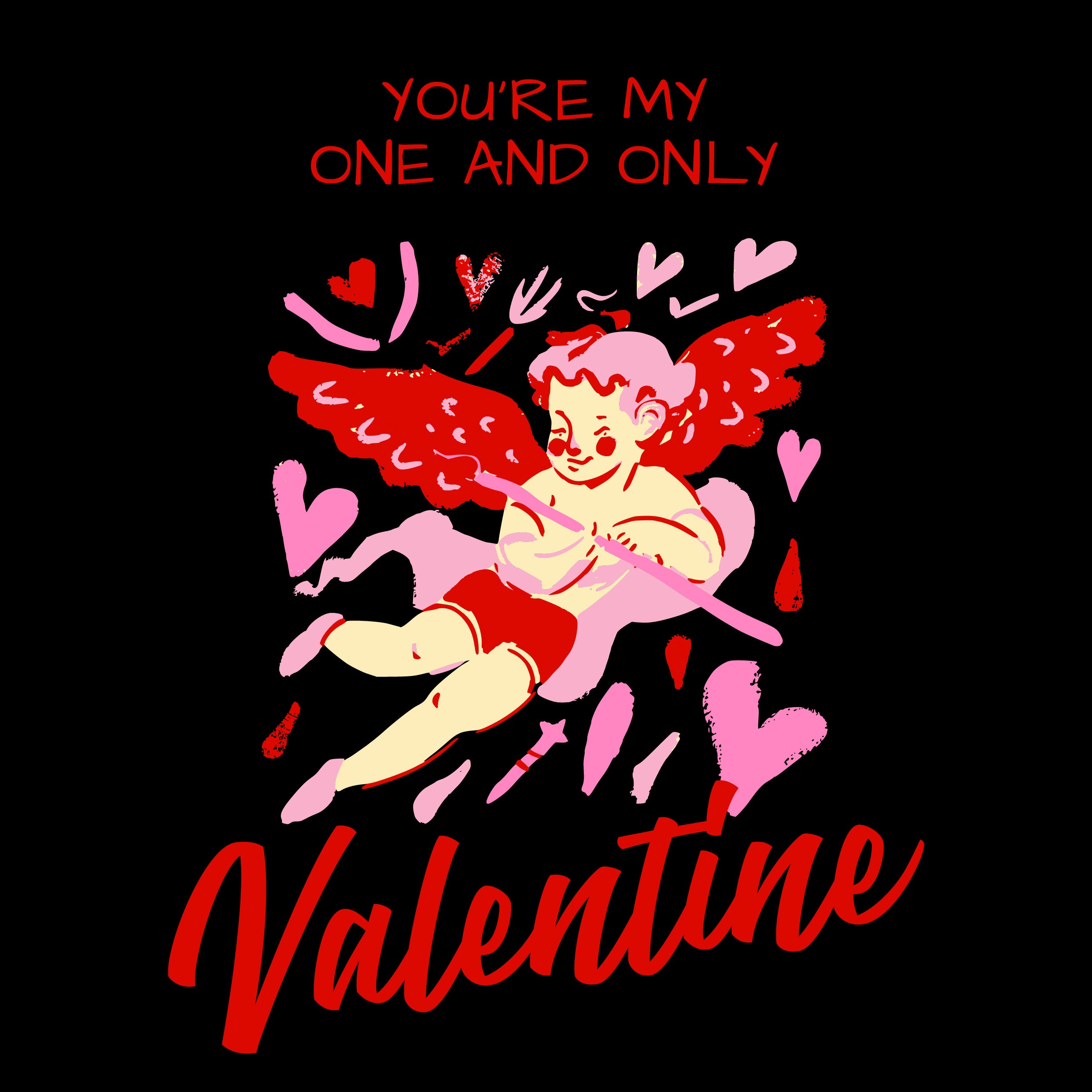 Men Printed Black Cotton Tshirt