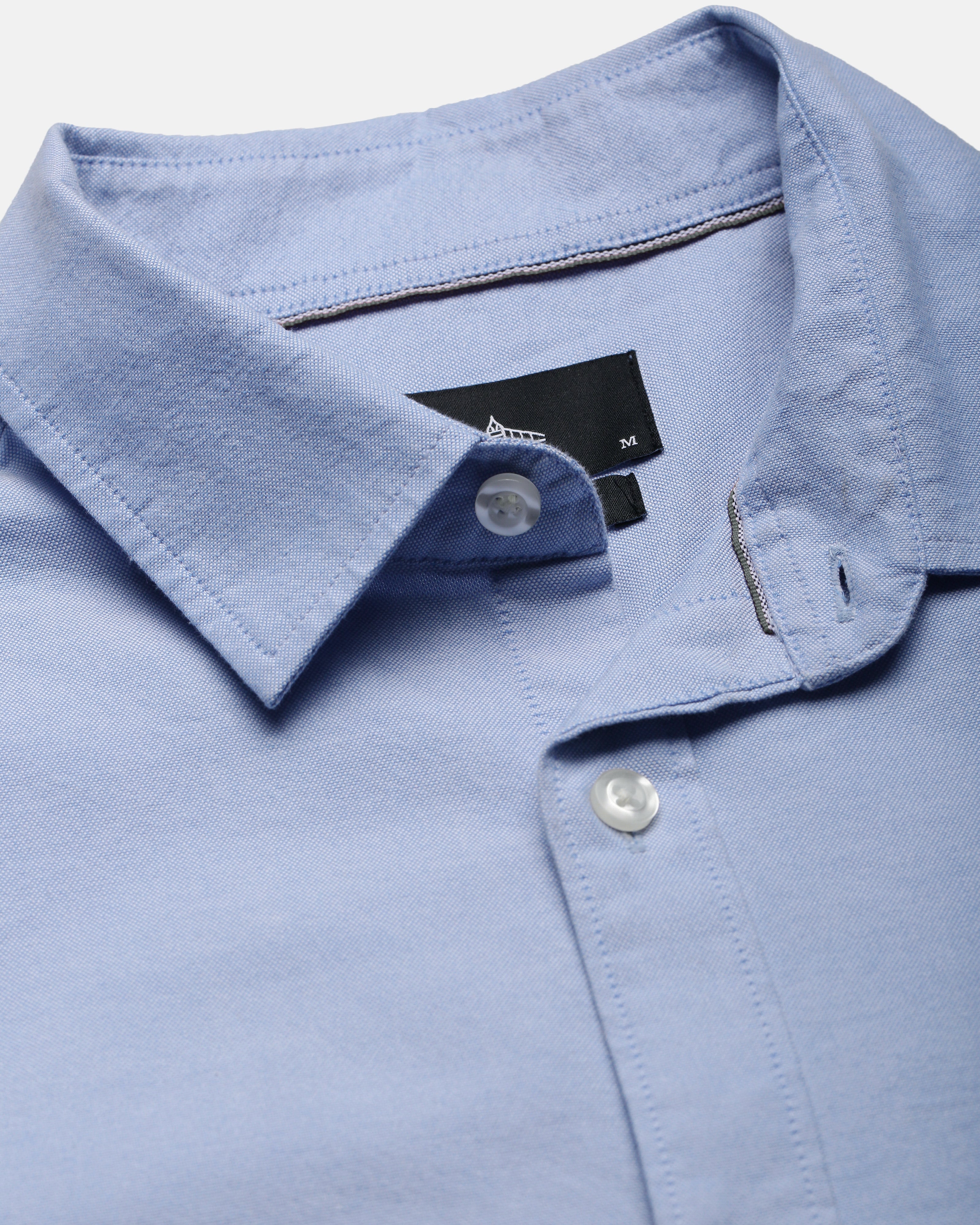 Men Blue Oxford Shirt