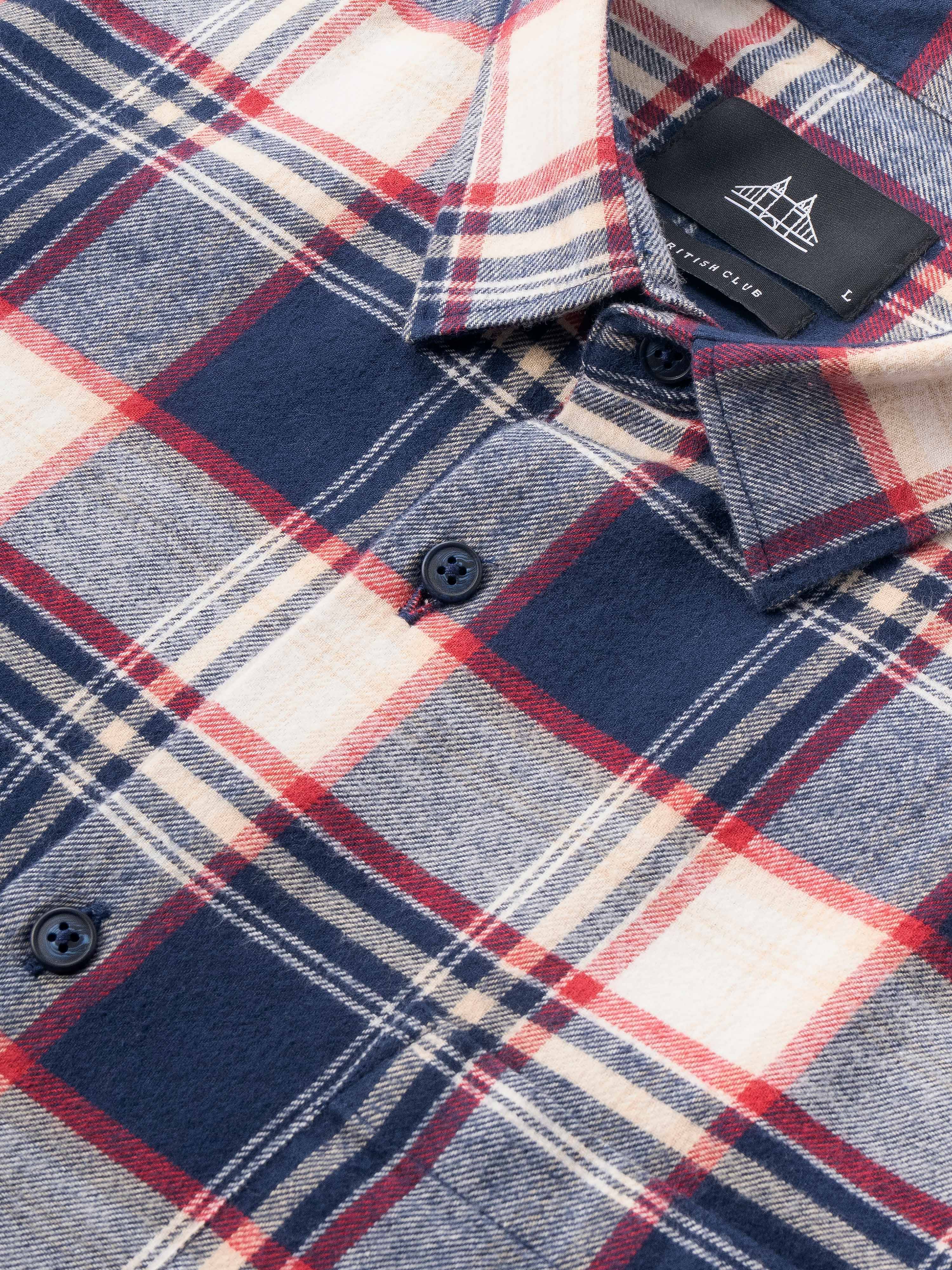Men Multi Flannel Checked Shirt