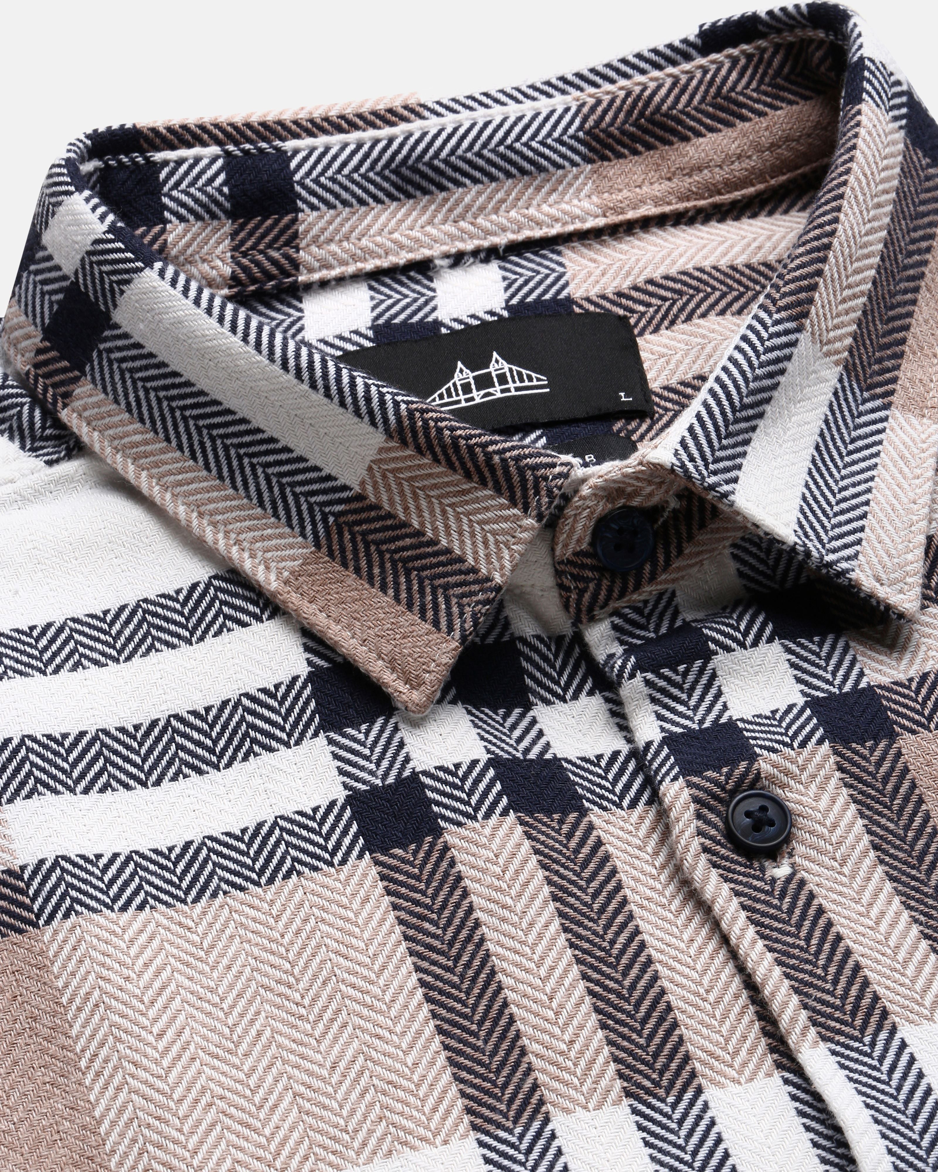 Men Beige Casual Shirt