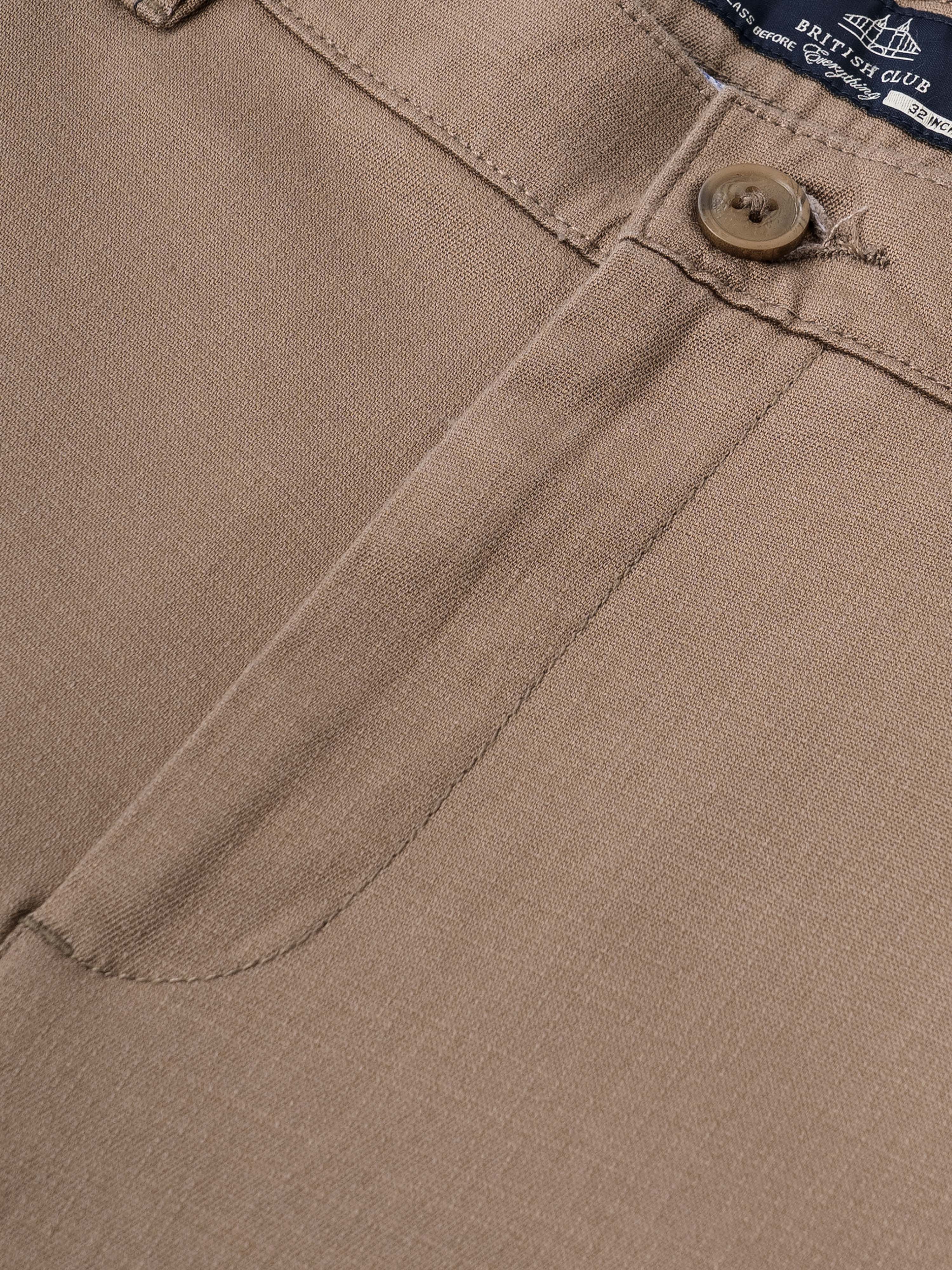 Men Brown Smart Slim Fit Chinos