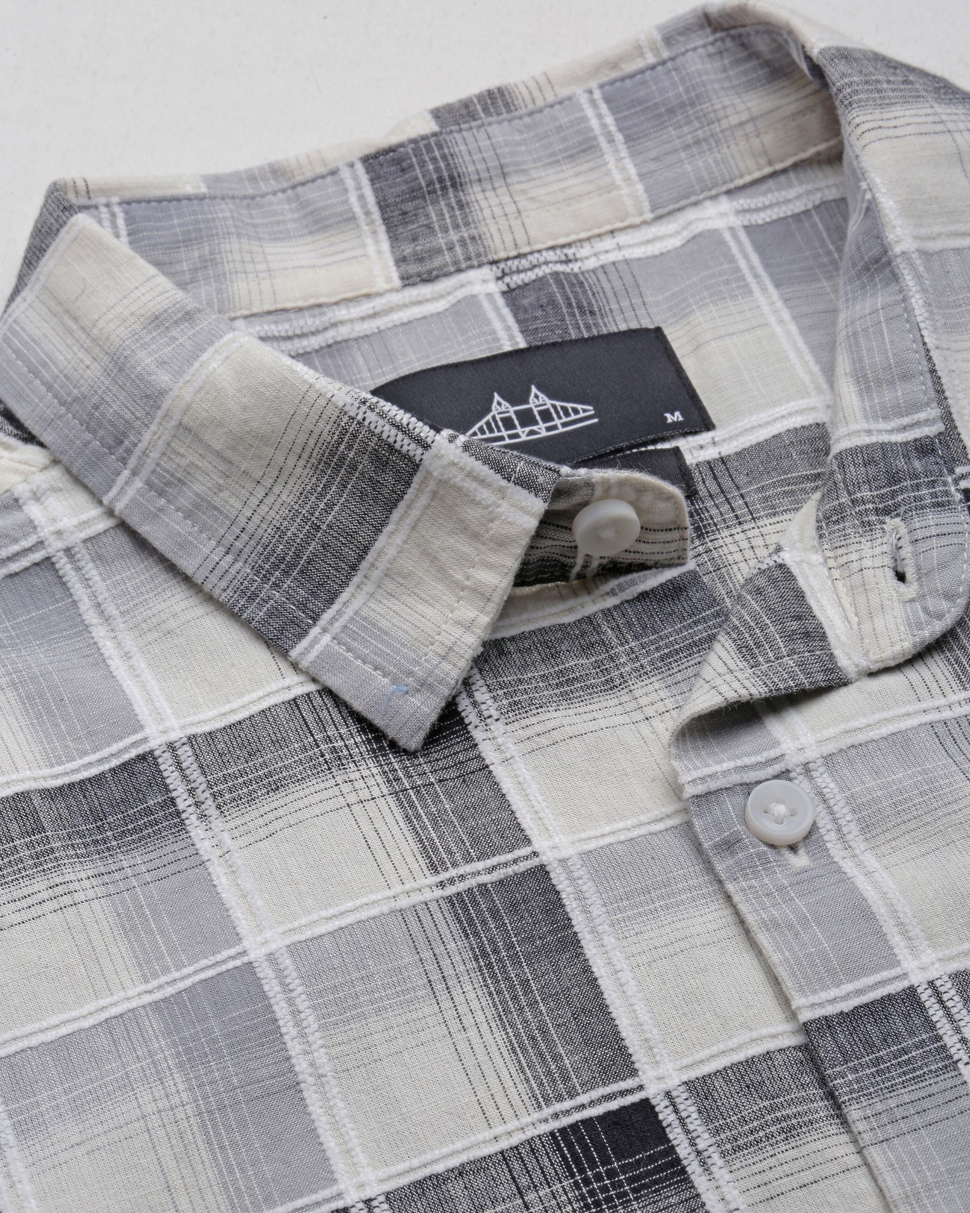Men Multi Checked Cotton Shirt