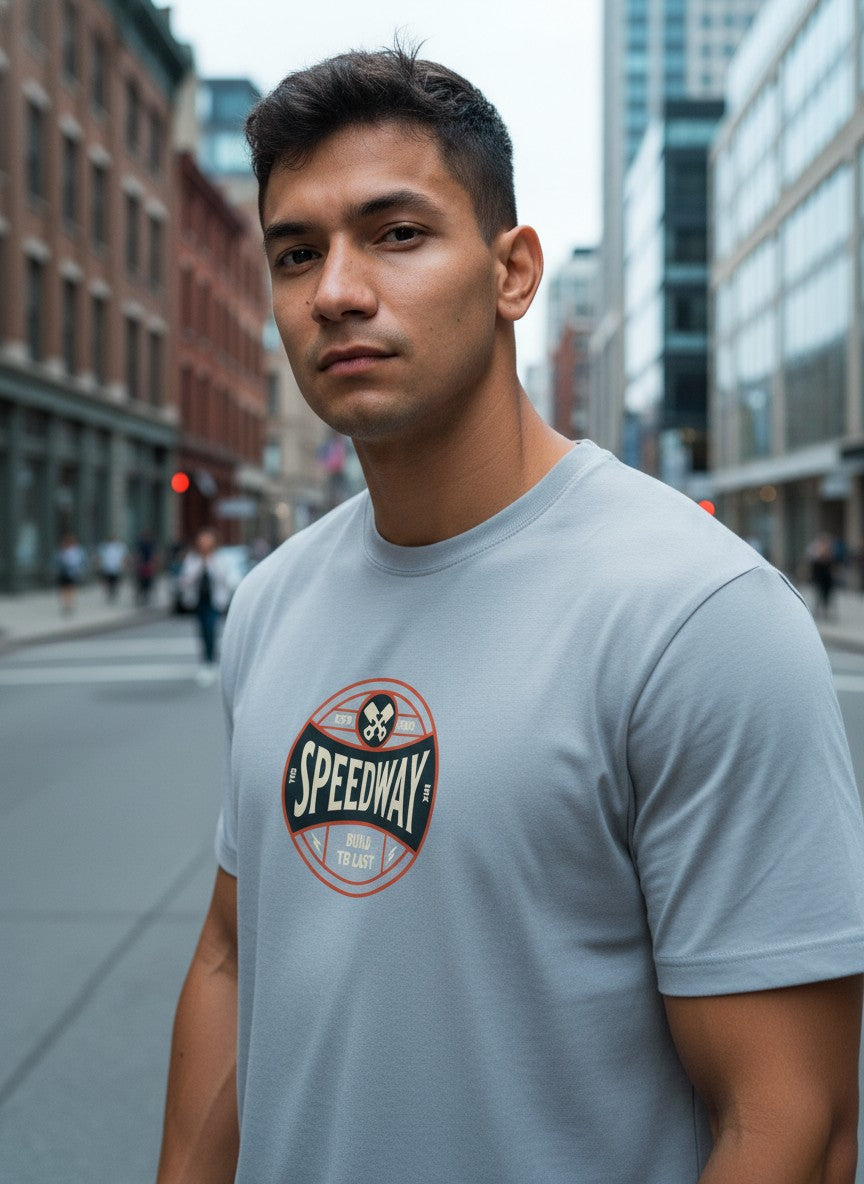 Men Oversized Cotton Printed T-Shirt