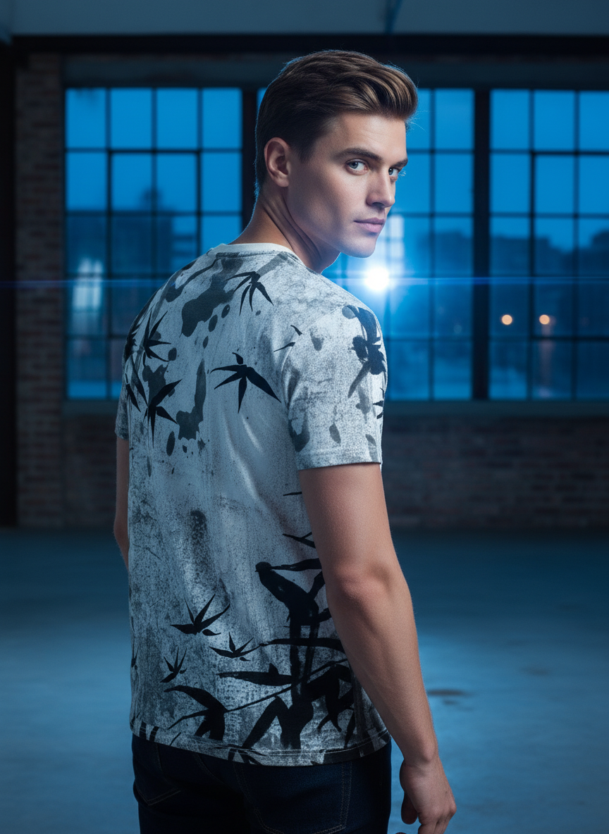 Men All-Over Cotton T-Shirt