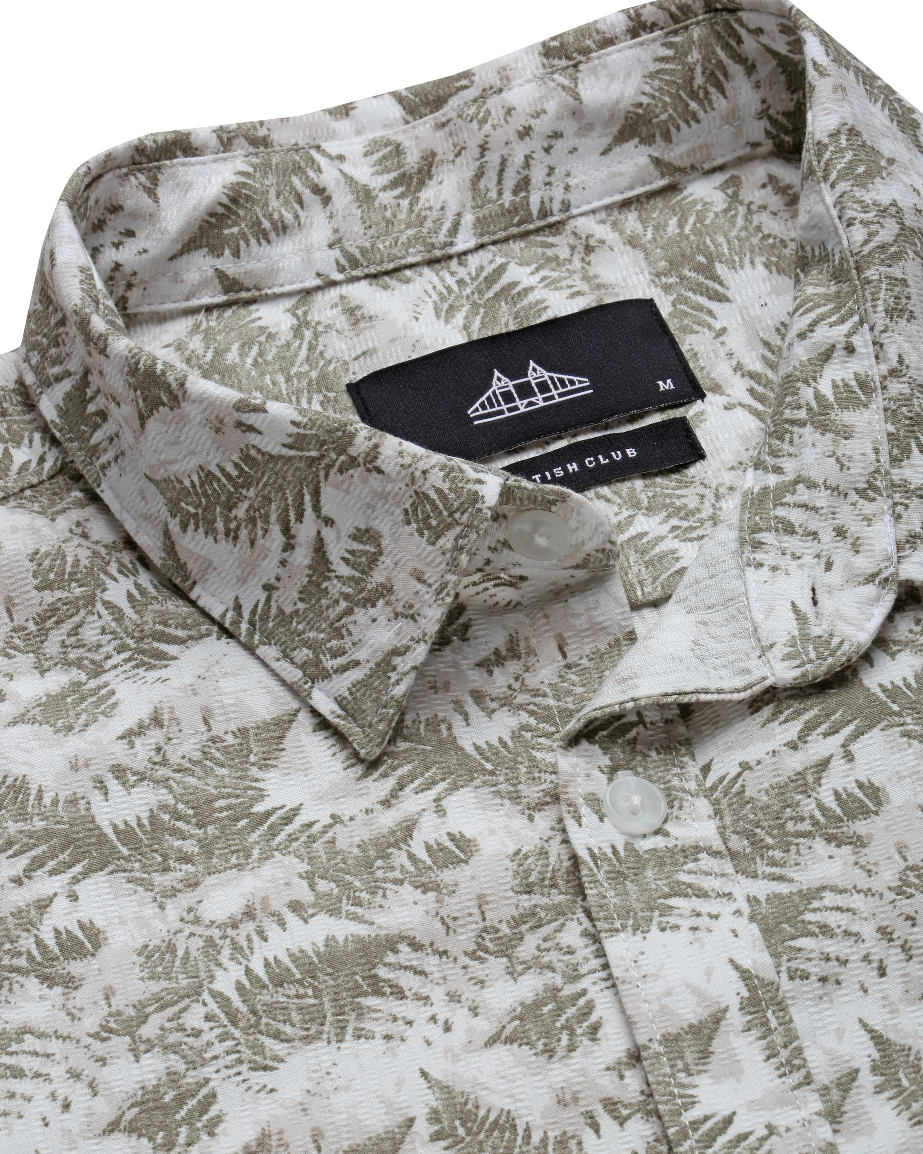 Men Green Printed Shirt