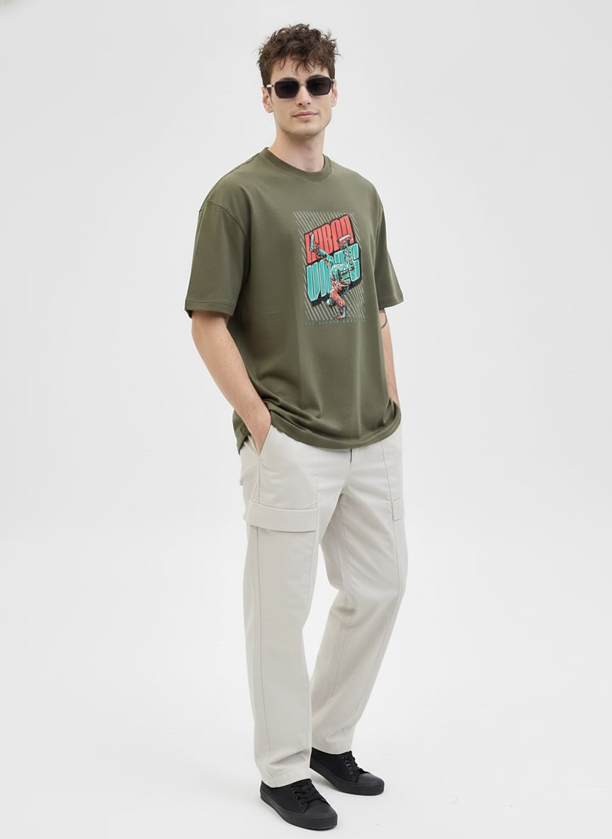 Men Oversized Cotton T-Shirt