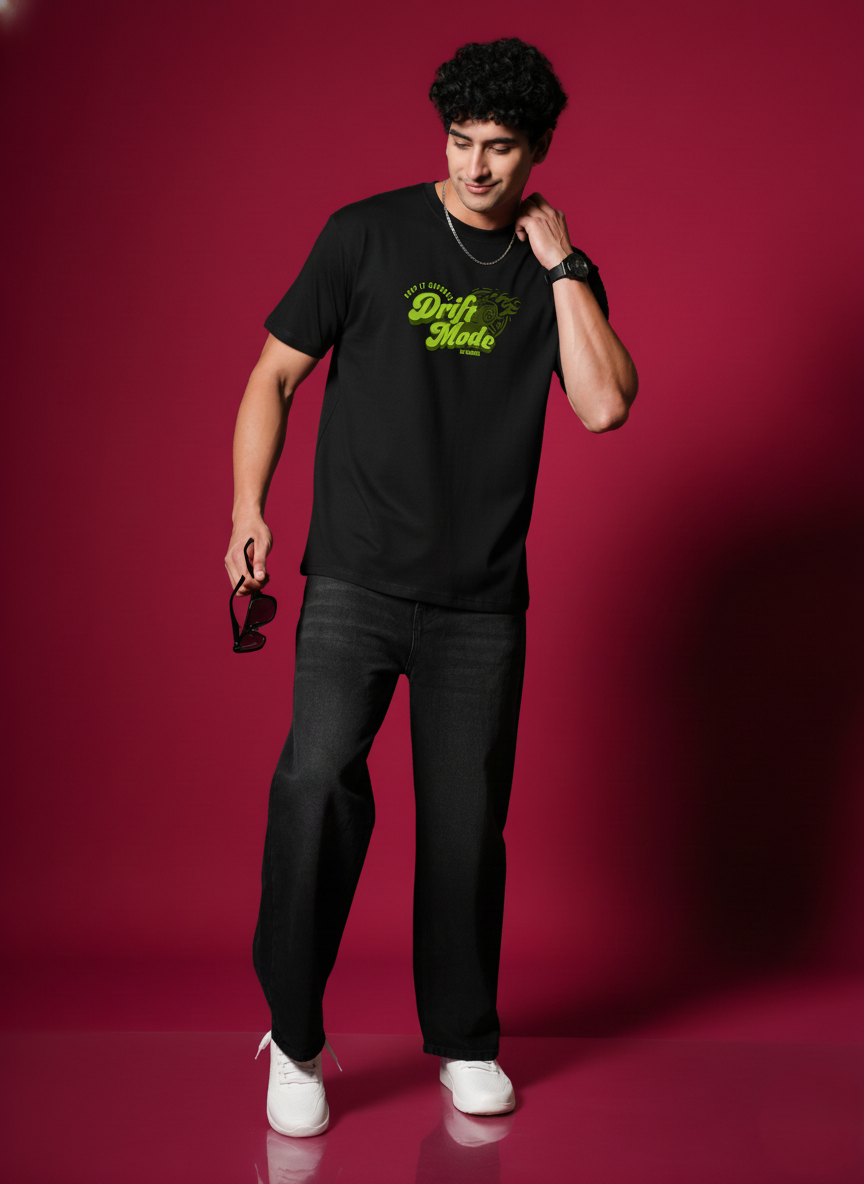 Men Round Neck Cotton T-Shirt
