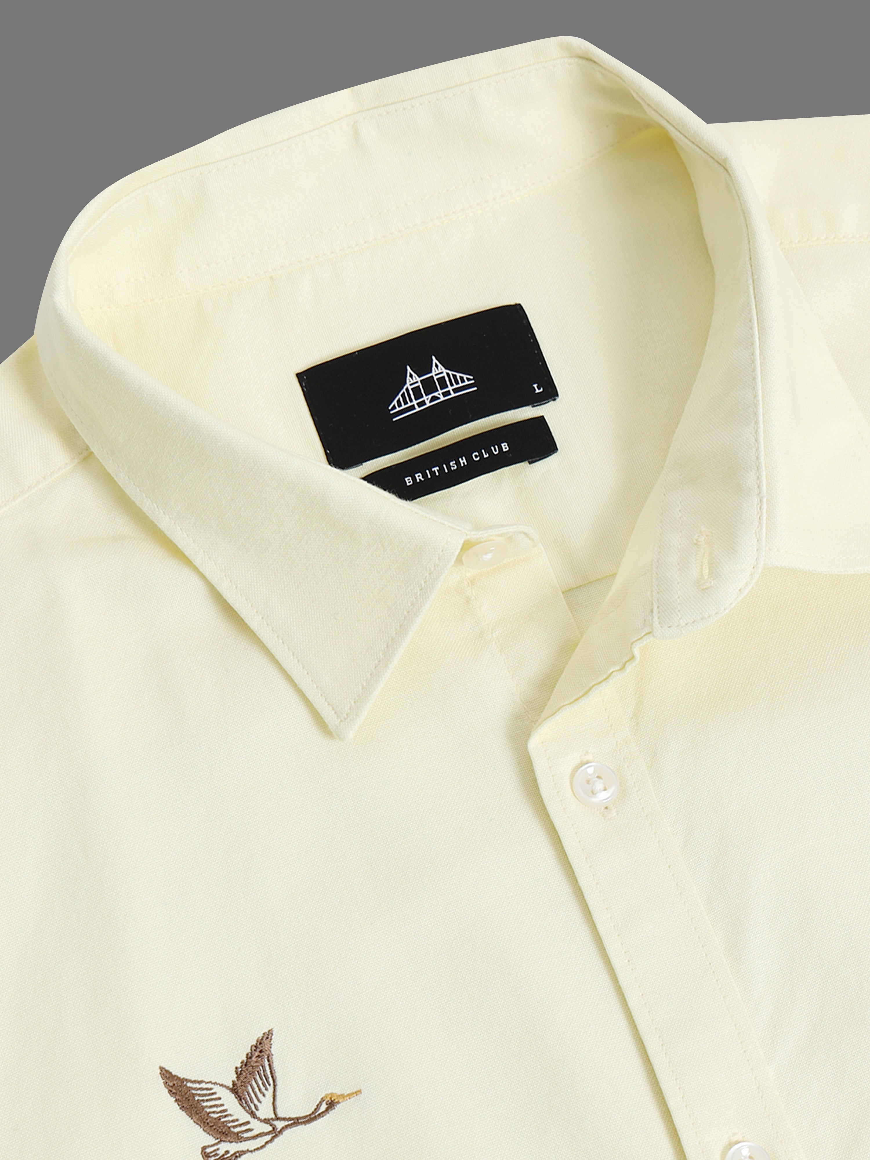 Men Yellow Printed Shirt