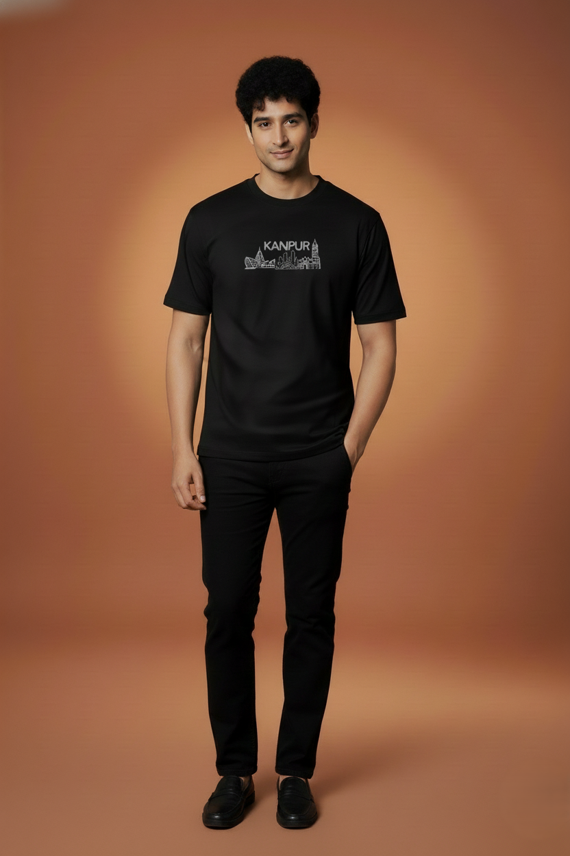 Men Printed Regular Cotton T-Shirt