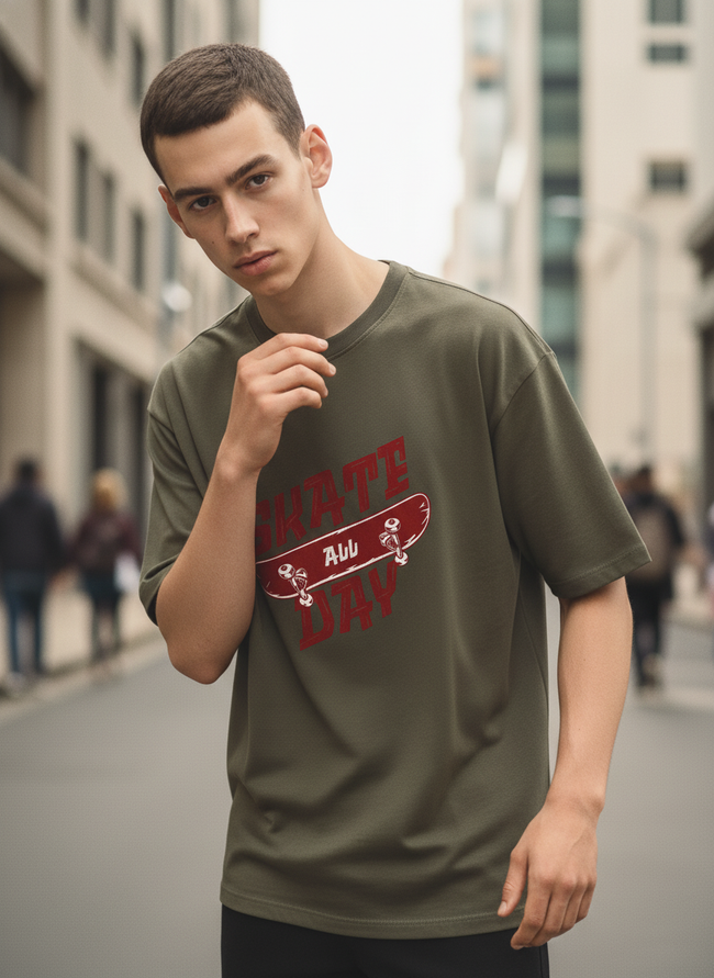 Men Oversized Cotton T-Shirt