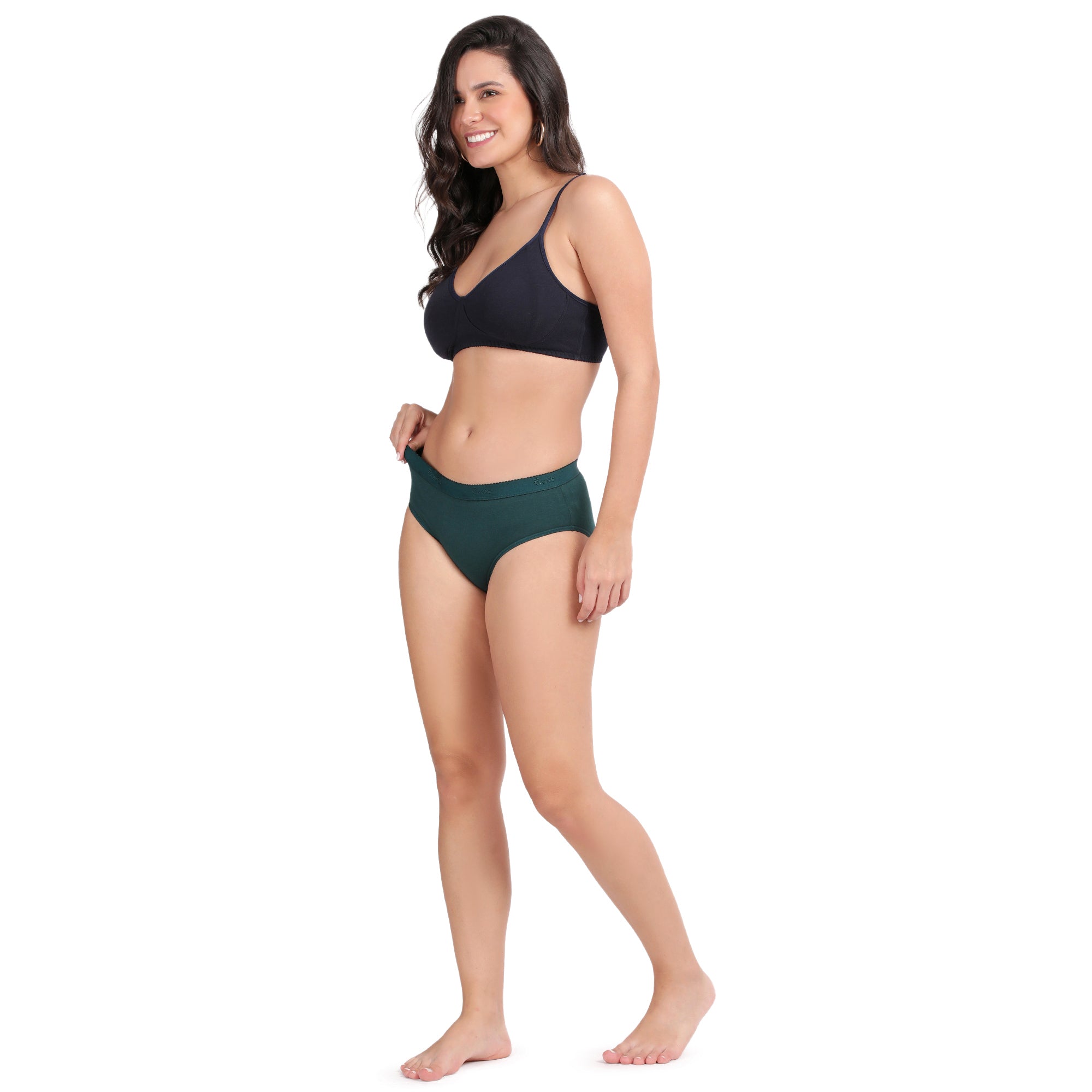 Medium Rise 3/4th Coverage Hipster Pack Of 2