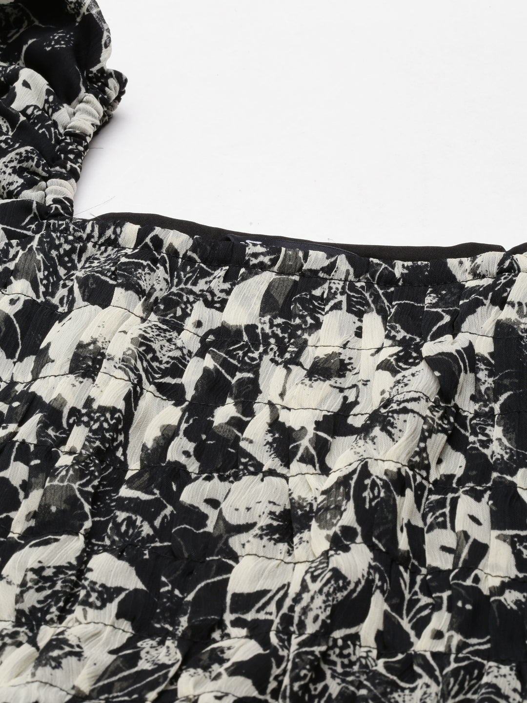 Women Floral Woven Maxi Chiffon Dress