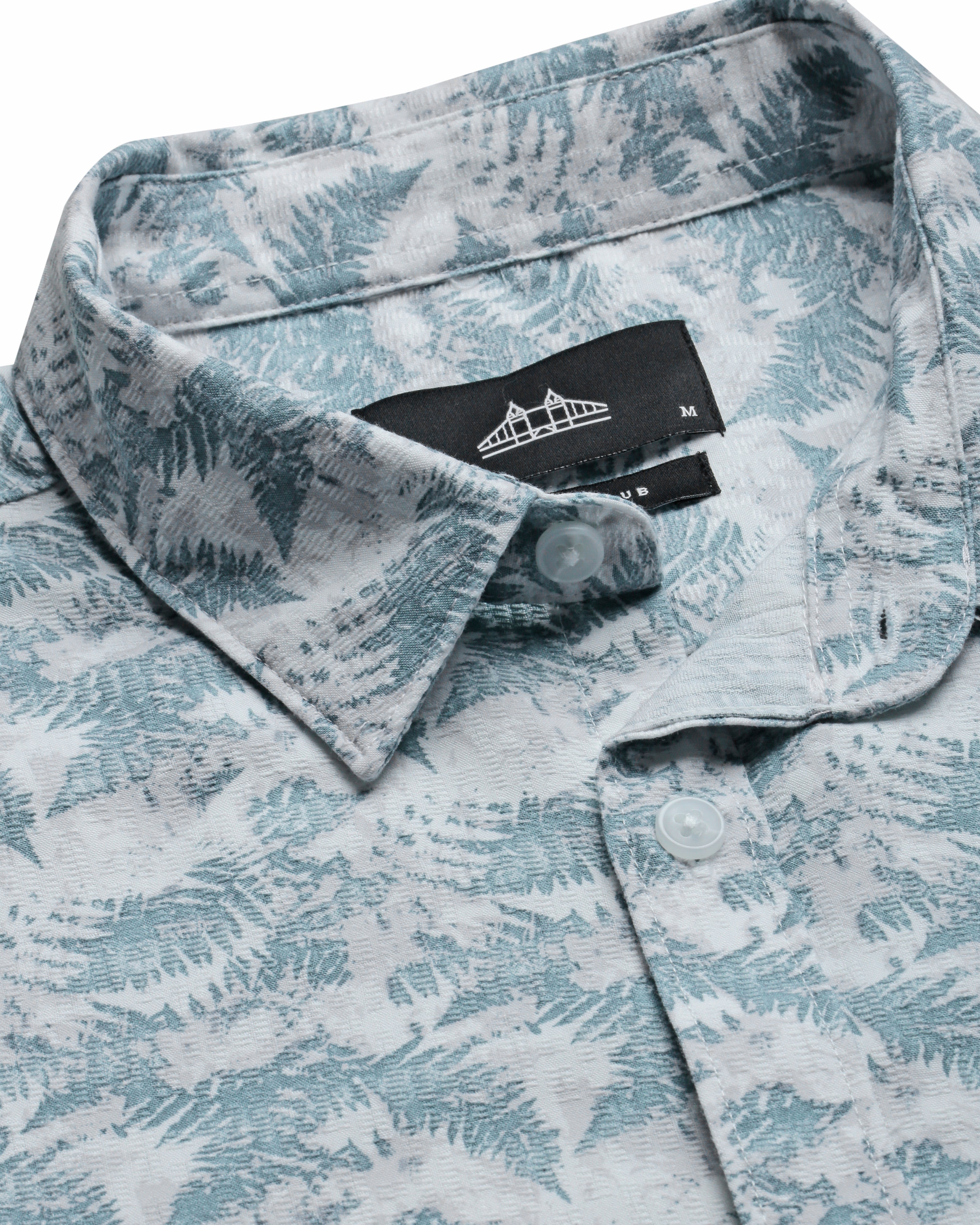 Men Blue Printed Shirt