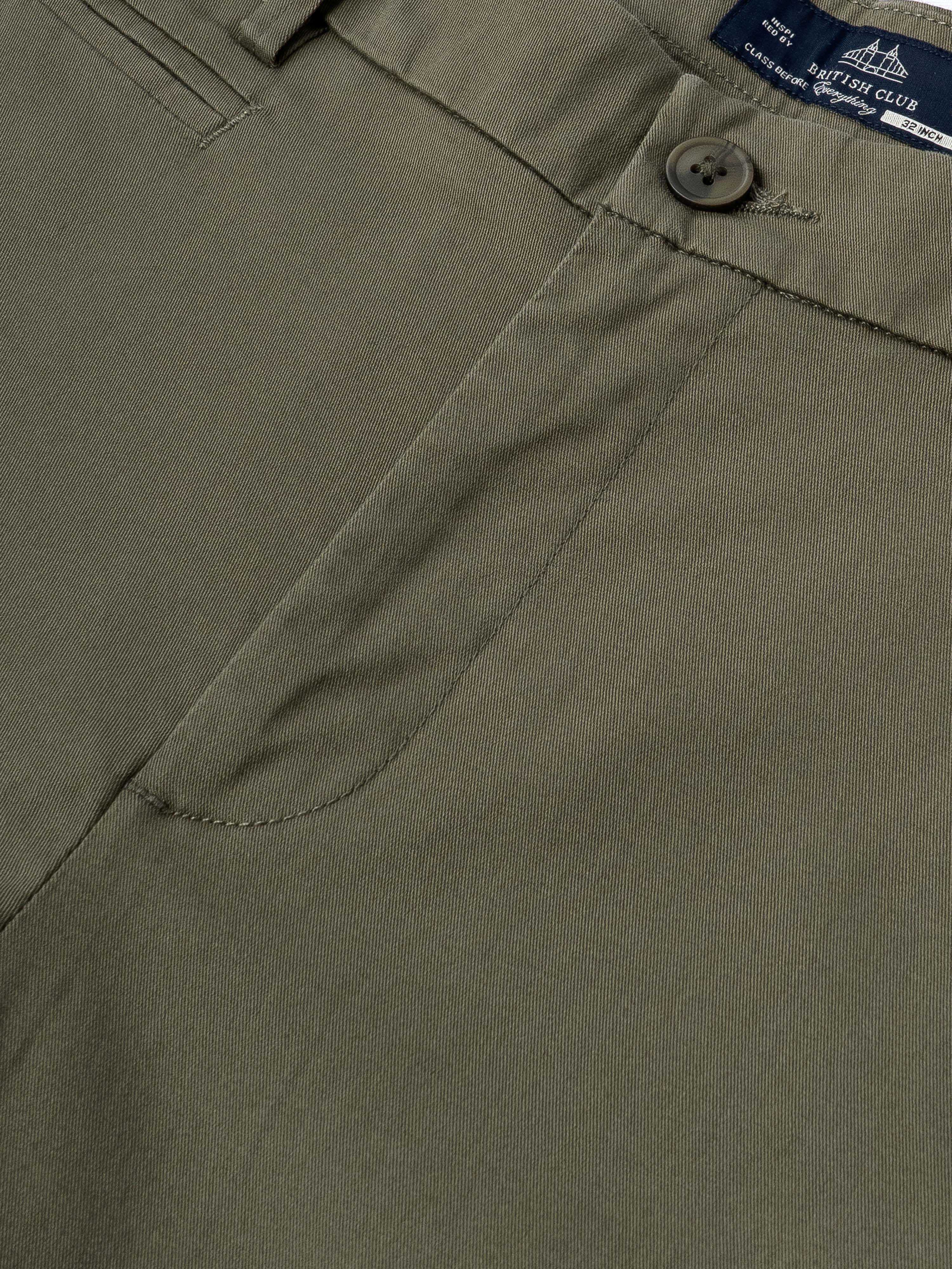 Men Green Smart Slim Fit Chinos