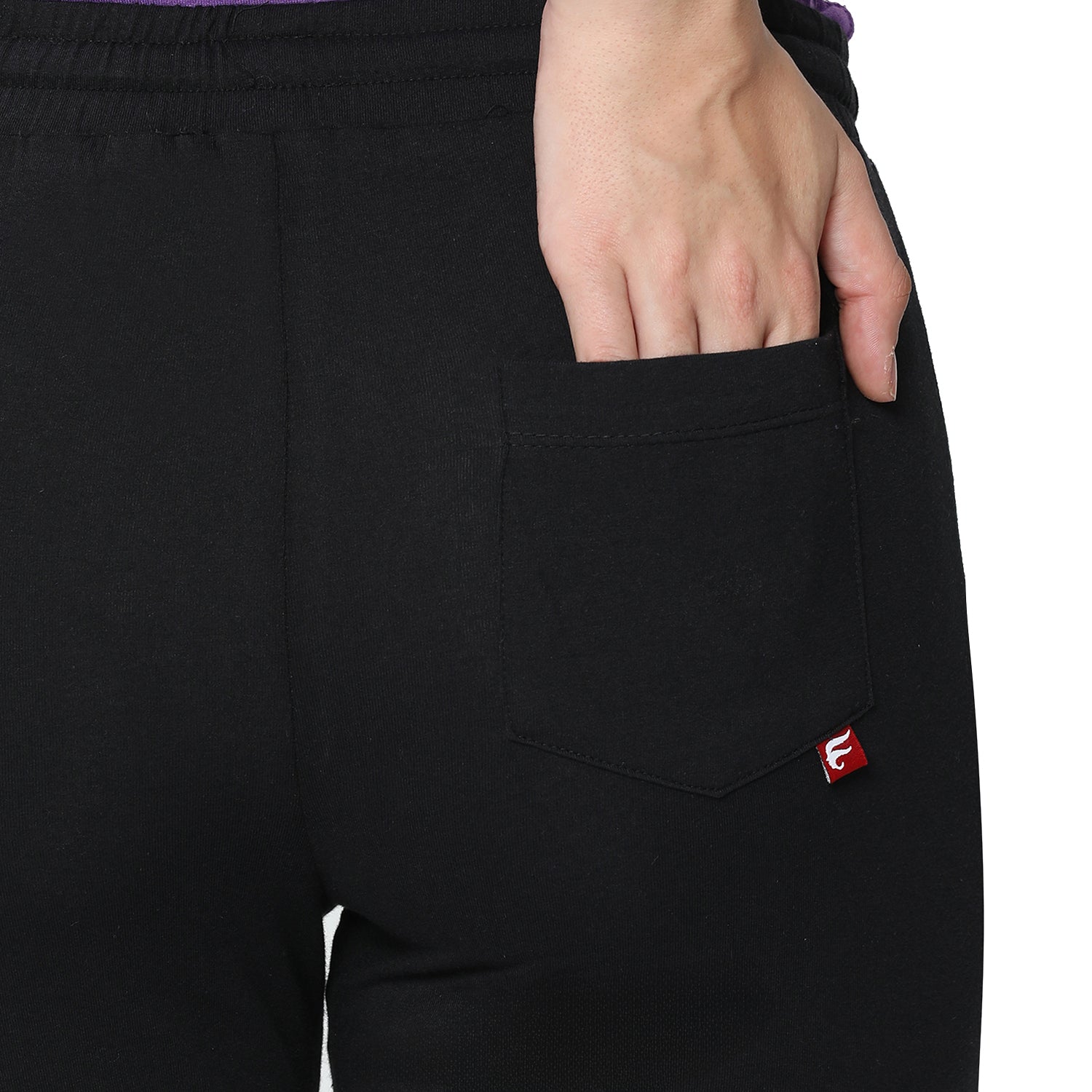 Women Black Hot Shorts