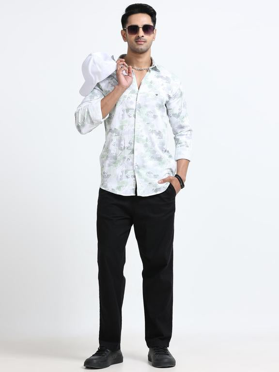 Men Premium Printed Casual Shirt