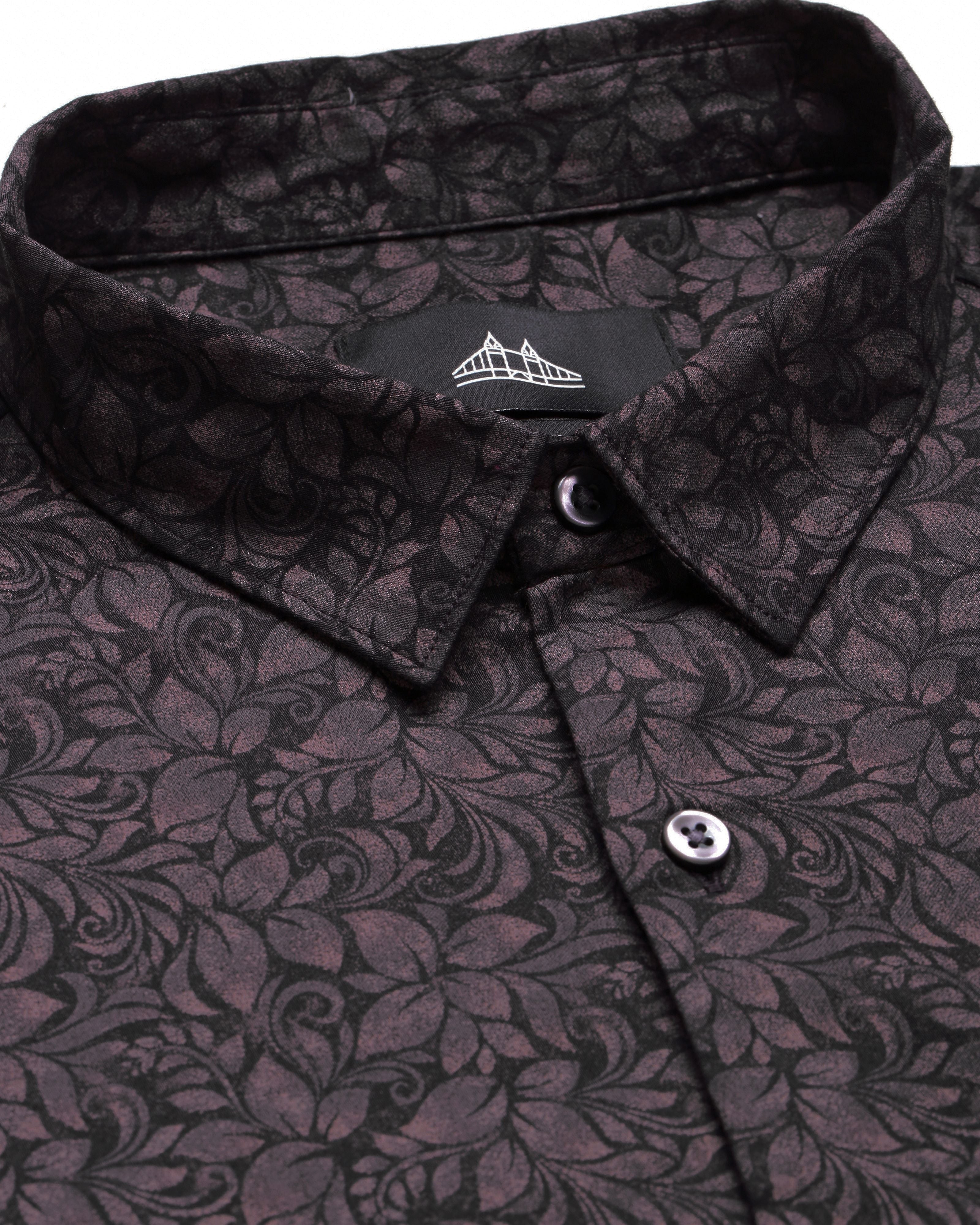 Men Brown Slim Fit Shirt