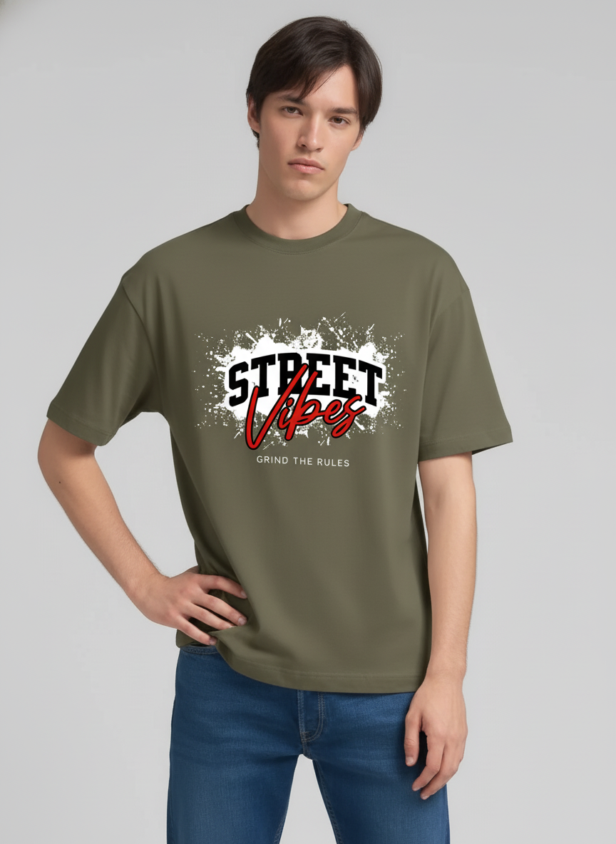 Men Oversized Cotton T-Shirt