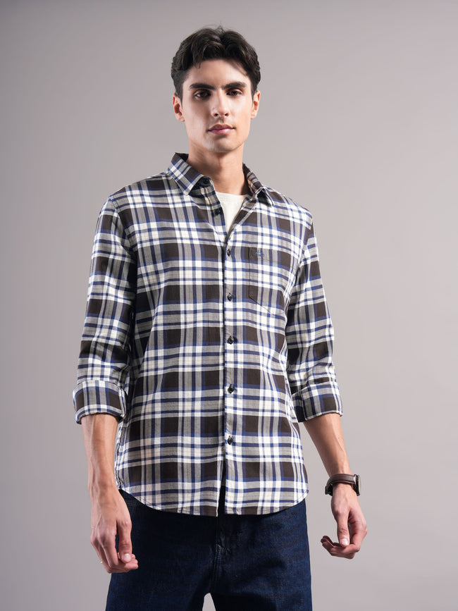 Men Brown Casual Shirt