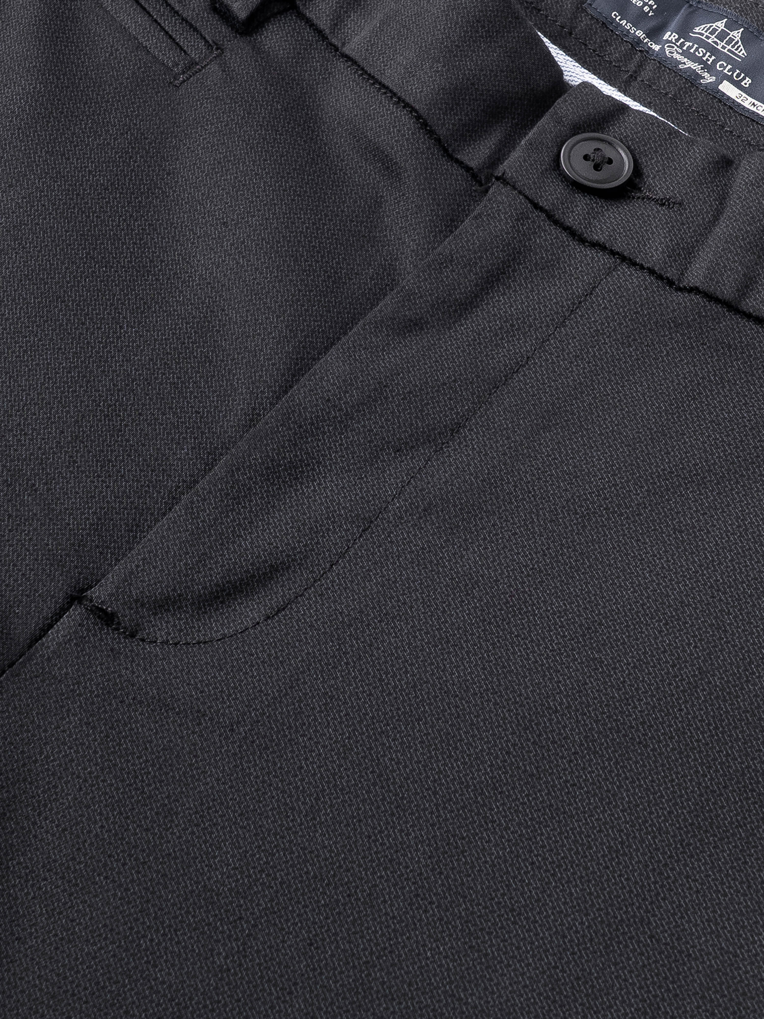 Men Black Smart Slim Fit Chinos