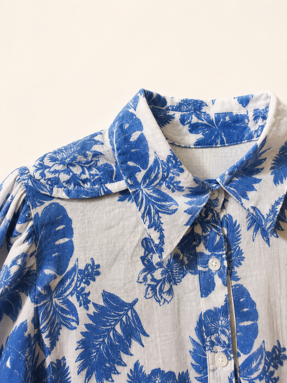 Women Blue Printed Tier Dress